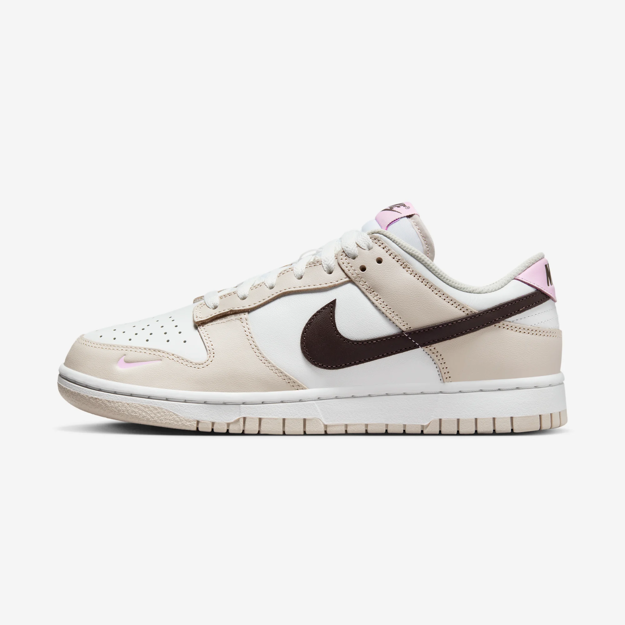 Nike Dunk Low "Baroque Brown / Pink Foam" 2024 Summit White/Baroque Brown/Light Orewood Brown/Pink Foam