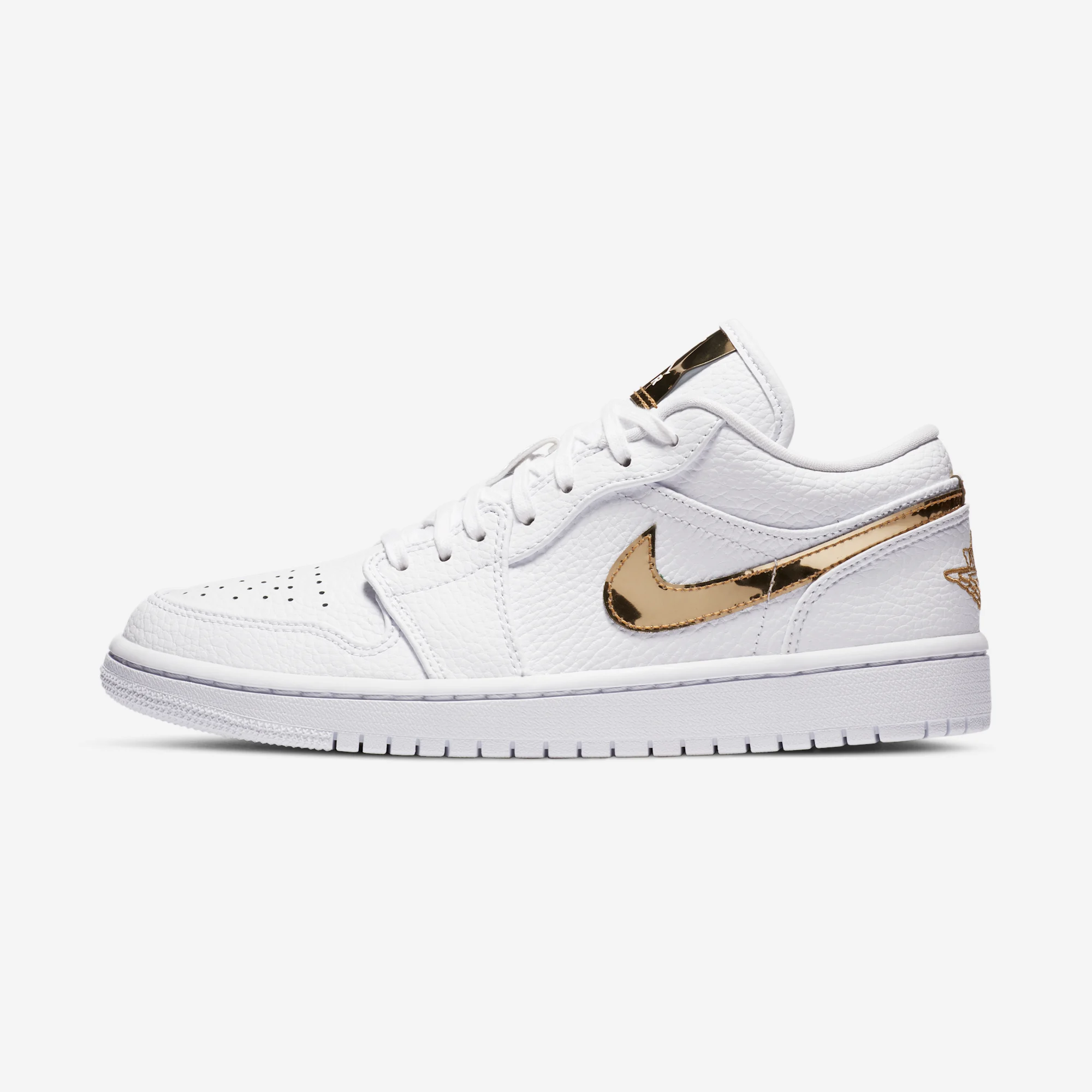 Air Jordan 1 Low “White / Metallic Gold” 2024 White/Metallic Gold/White