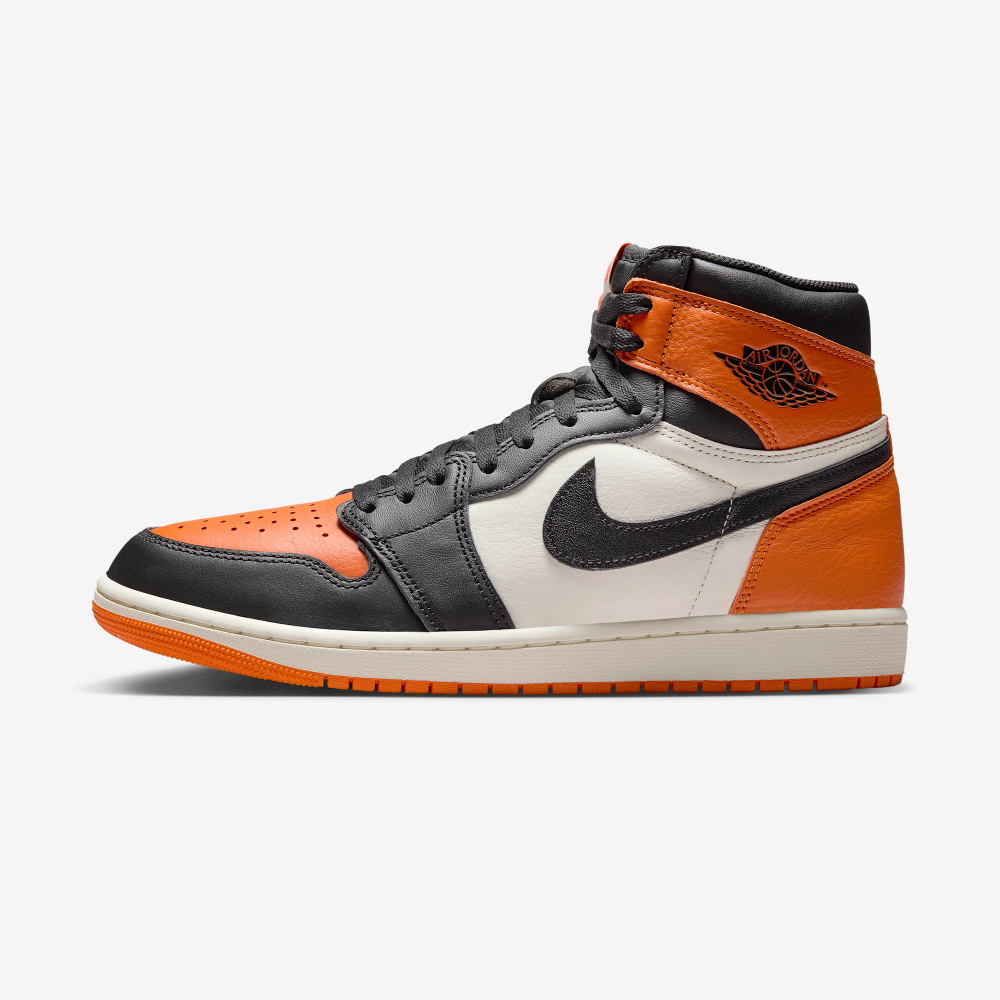 Air Jordan 1 High OG "Shattered Backboard" Black/Black/Starfish/Sail