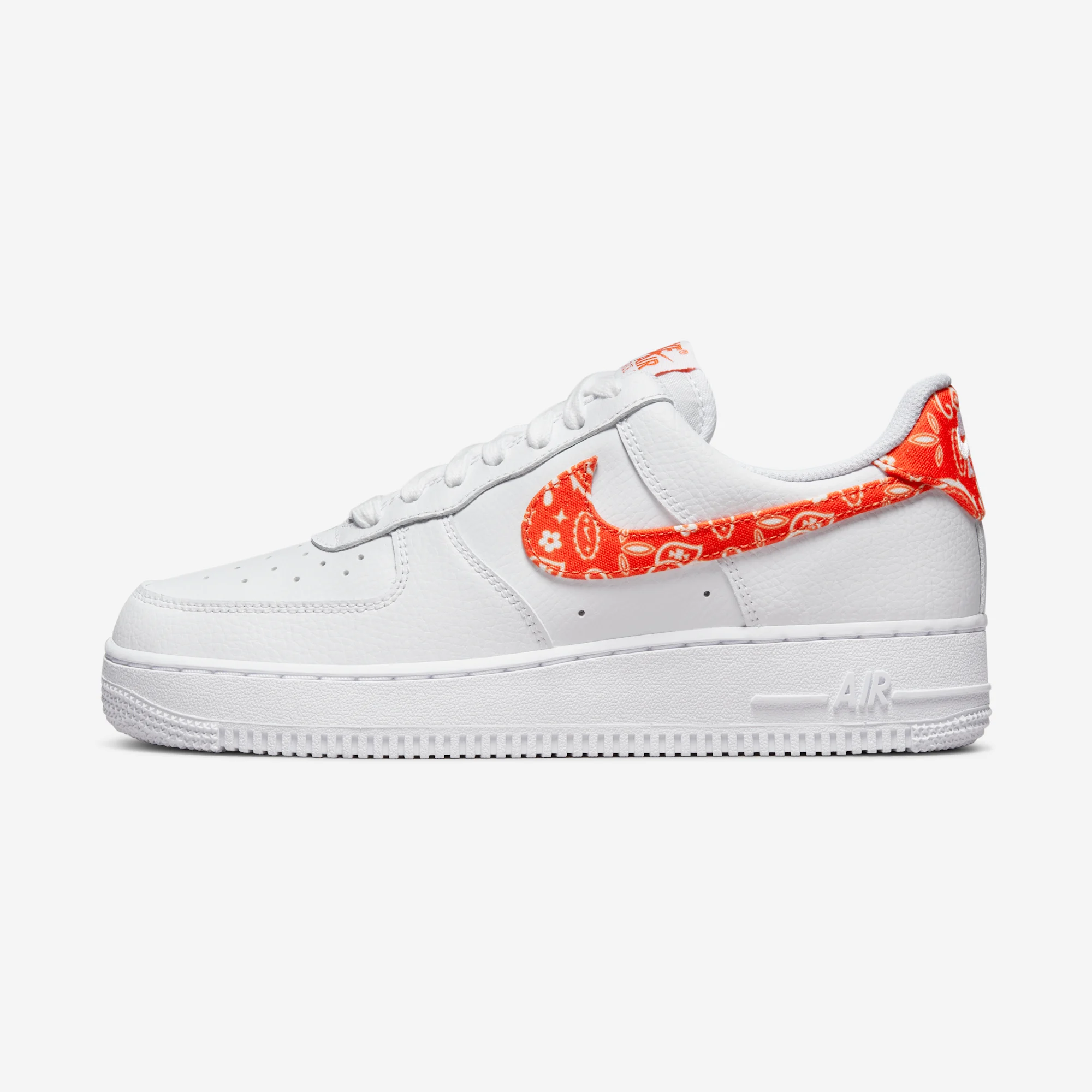 Nike Air Force 1 Low "Paisley Orange" White/White/Rush Orange