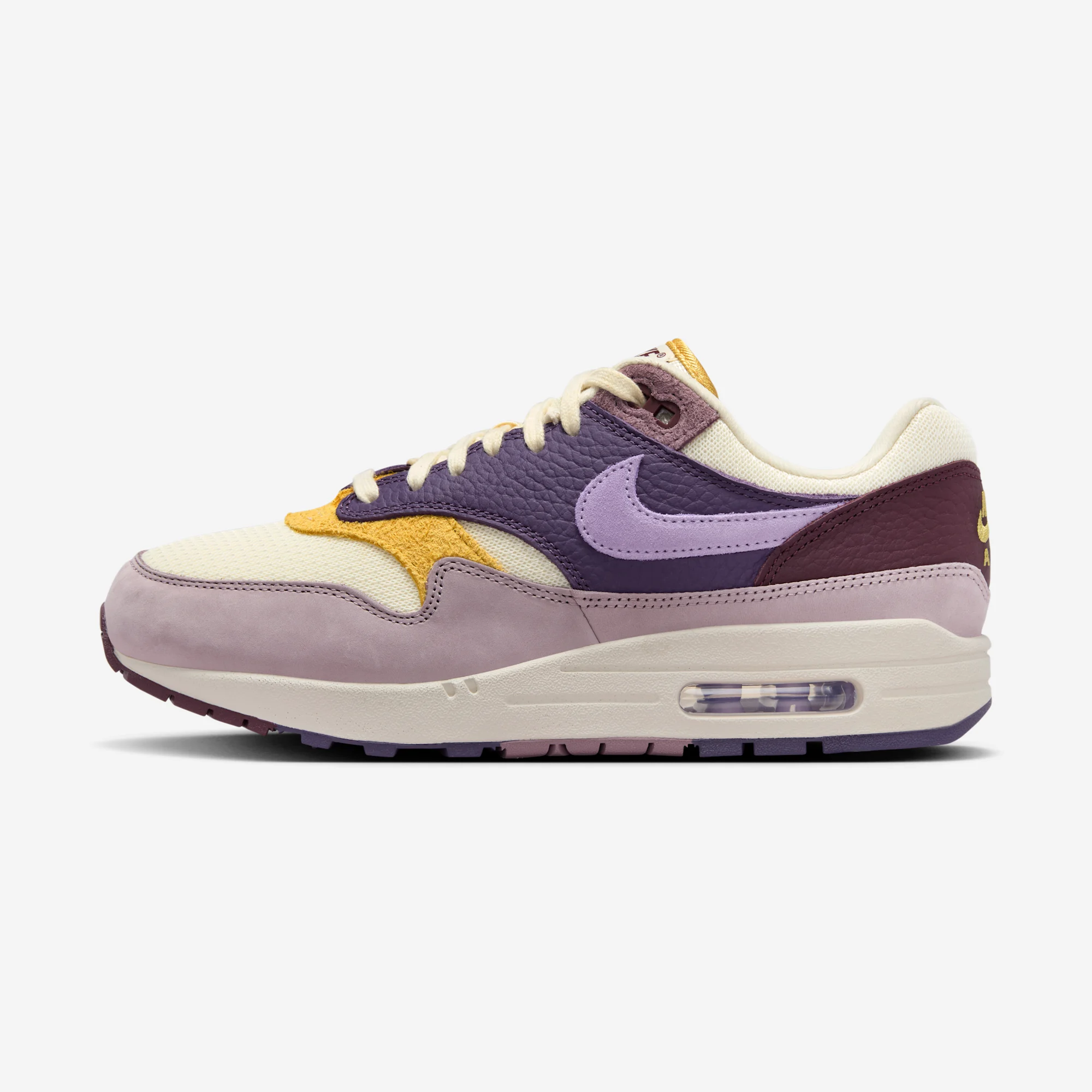 Nike Air Max 1 '87 "Dark Raisin" Dark Raisin/Hydrangeas/Light Violet Ore/Burgundy Crush/Coconut Milk/Light Orewood Brown