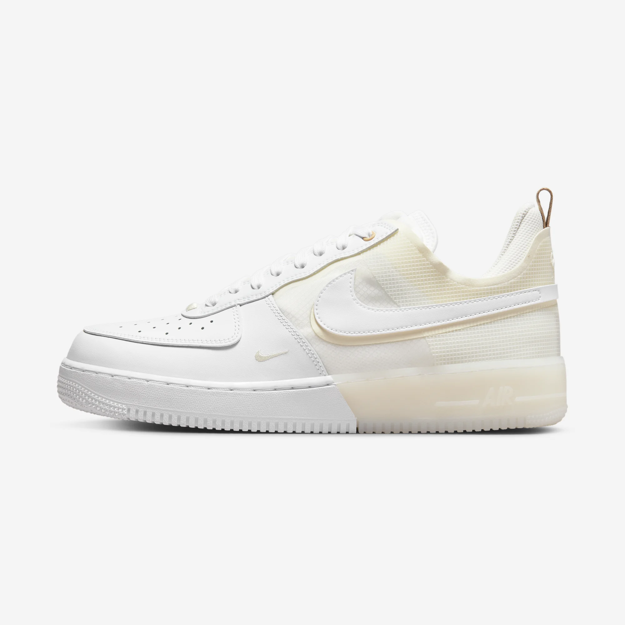 Nike Air Force 1 React "Coconut Milk" White/Coconut Milk/Light Iron Ore/White