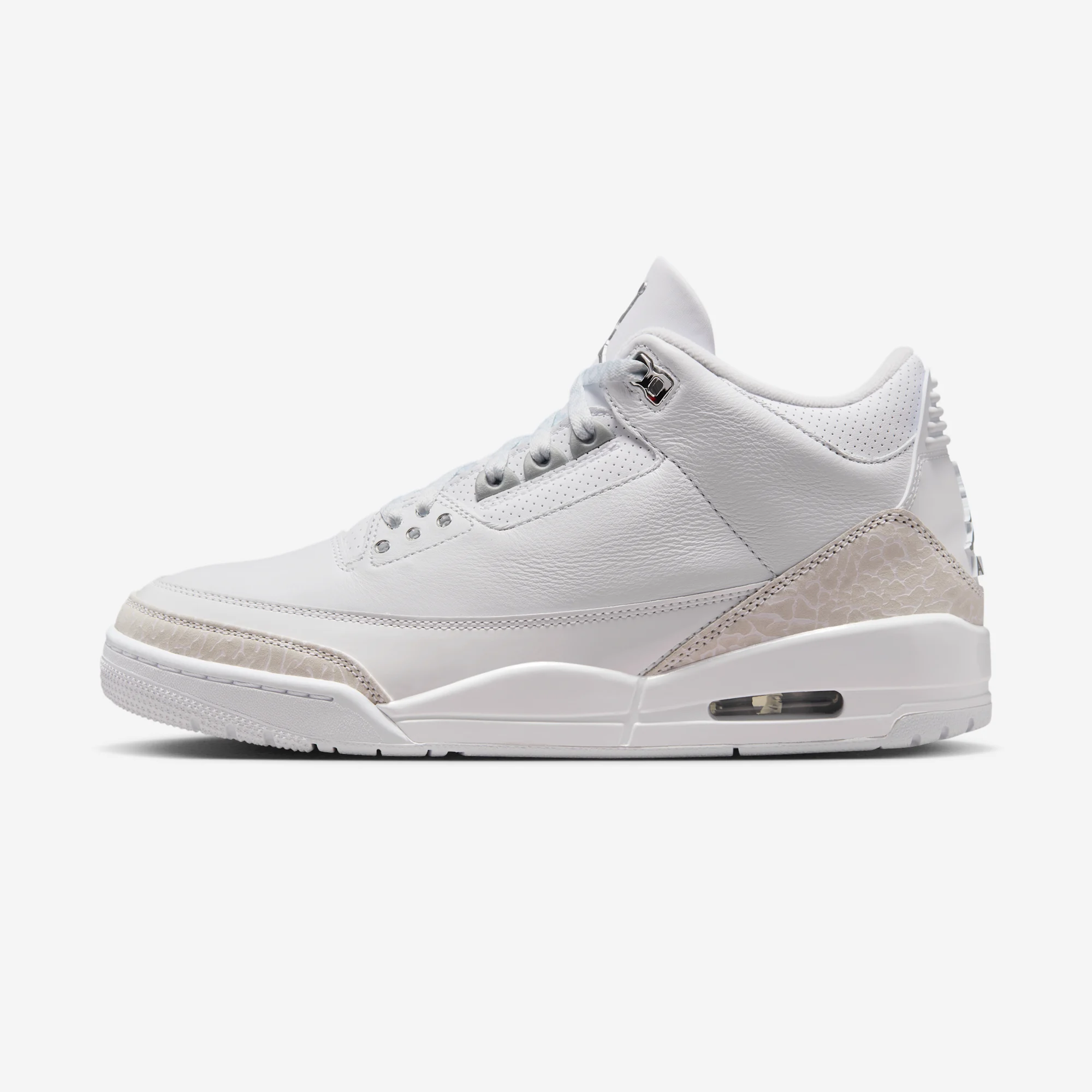 Air Jordan 3 Retro "Pure Money" White/White/White