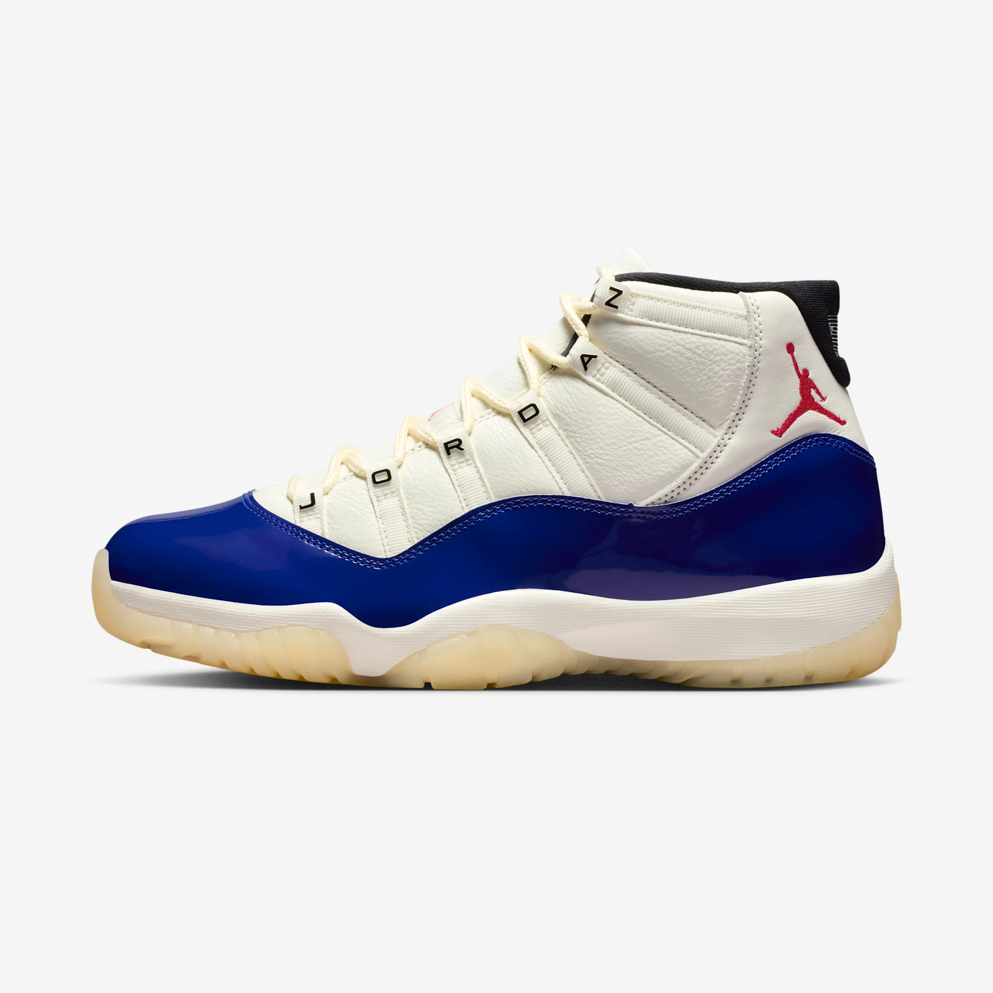Air Jordan 11 Retro "Rare Air" Deep Royal Blue/Fire Red/Sail/Black/Muslin