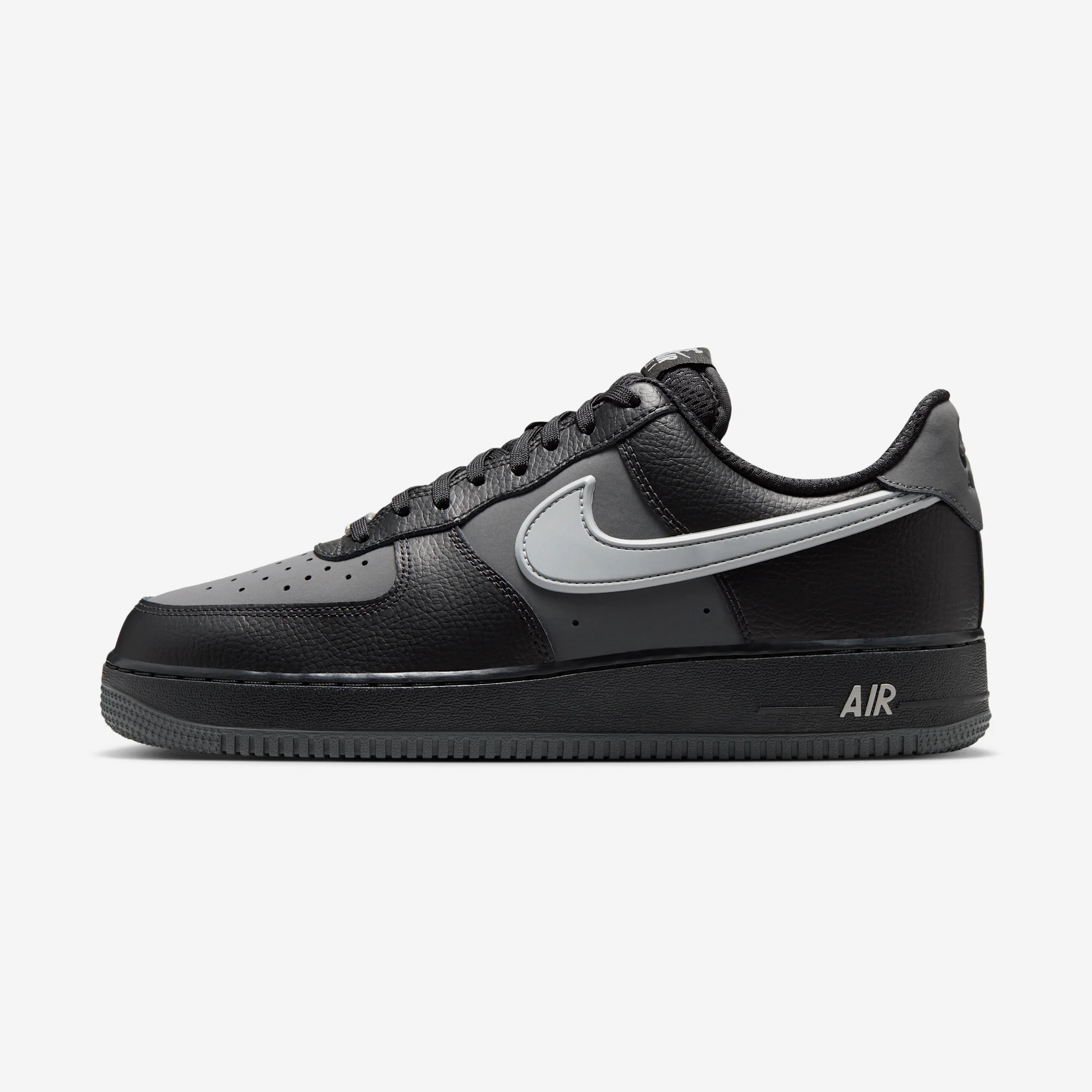 Nike Air Force 1 Low "Black & Iron Grey" Black/Light Smoke Grey/Iron Grey