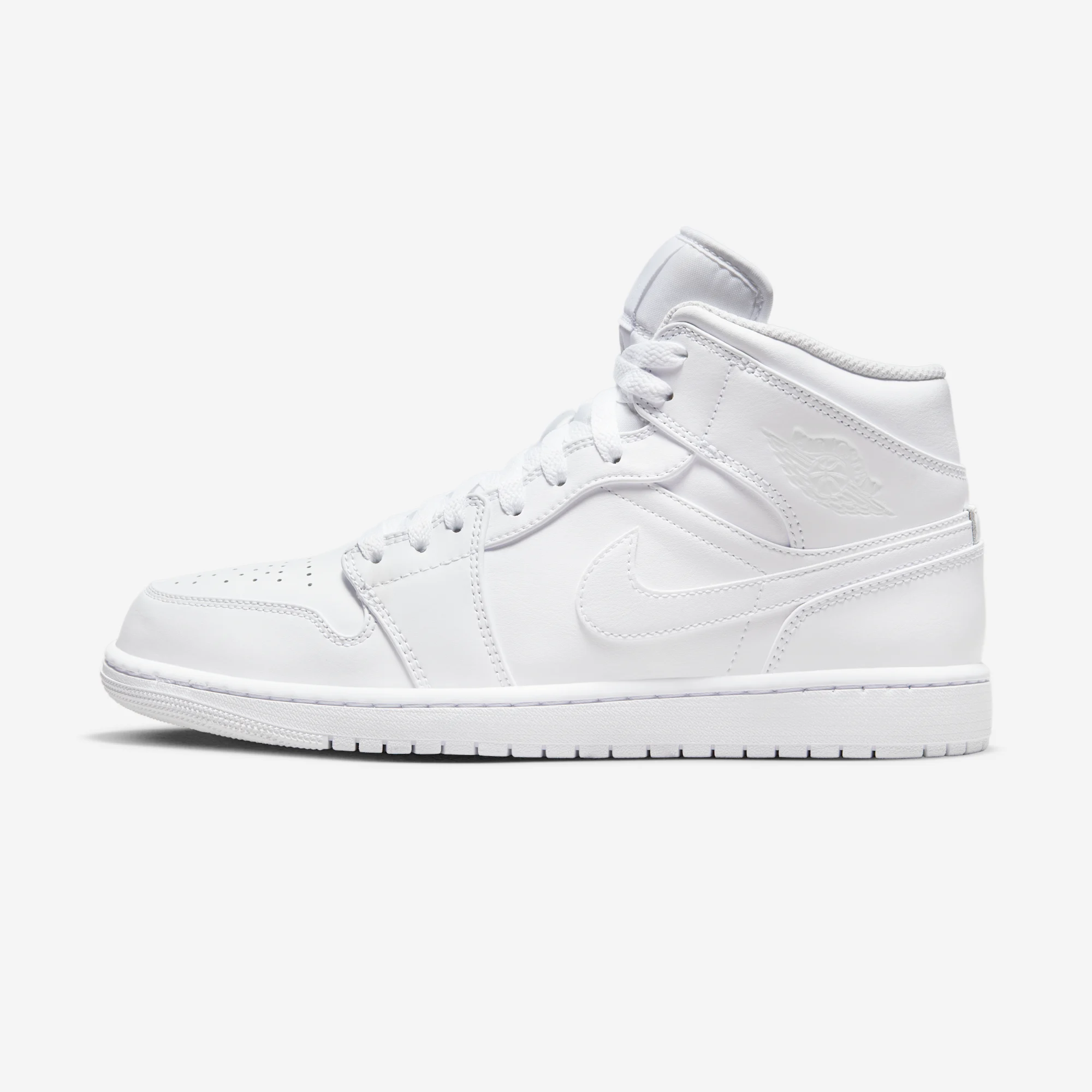 Air Jordan 1 Mid "Triple White" White/White/White
