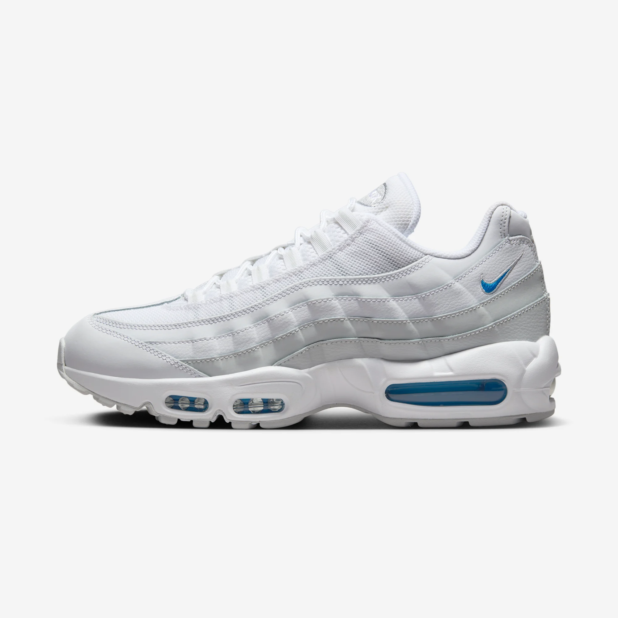 Nike Air Max 95 JD "White / Photo Blue" 2024 White/Photo Blue/Photon Dust/Stadium Grey