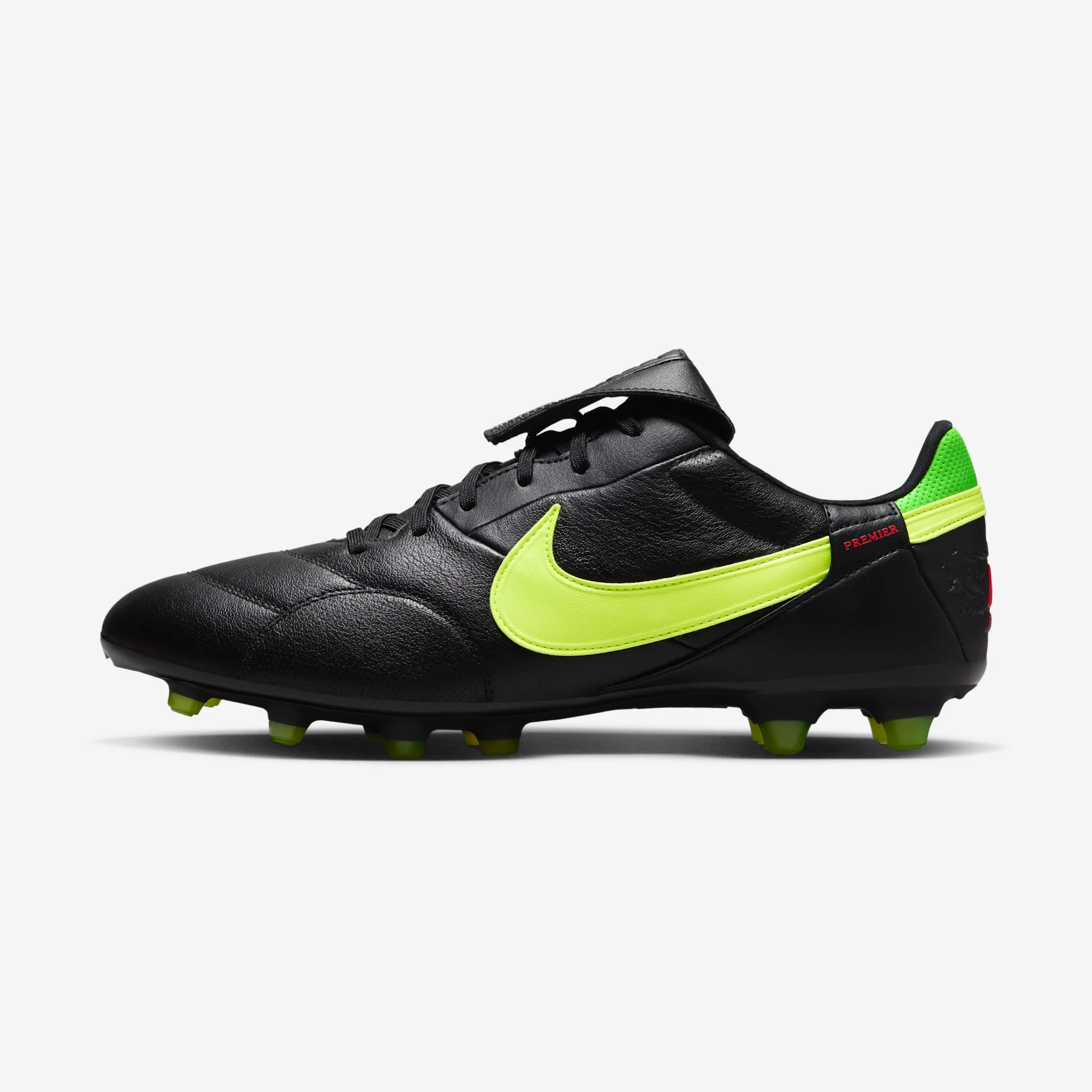 Nike Premier 3 FG “Black / Volt” 2024 Black/Volt/Green Strike/Bright Crimson