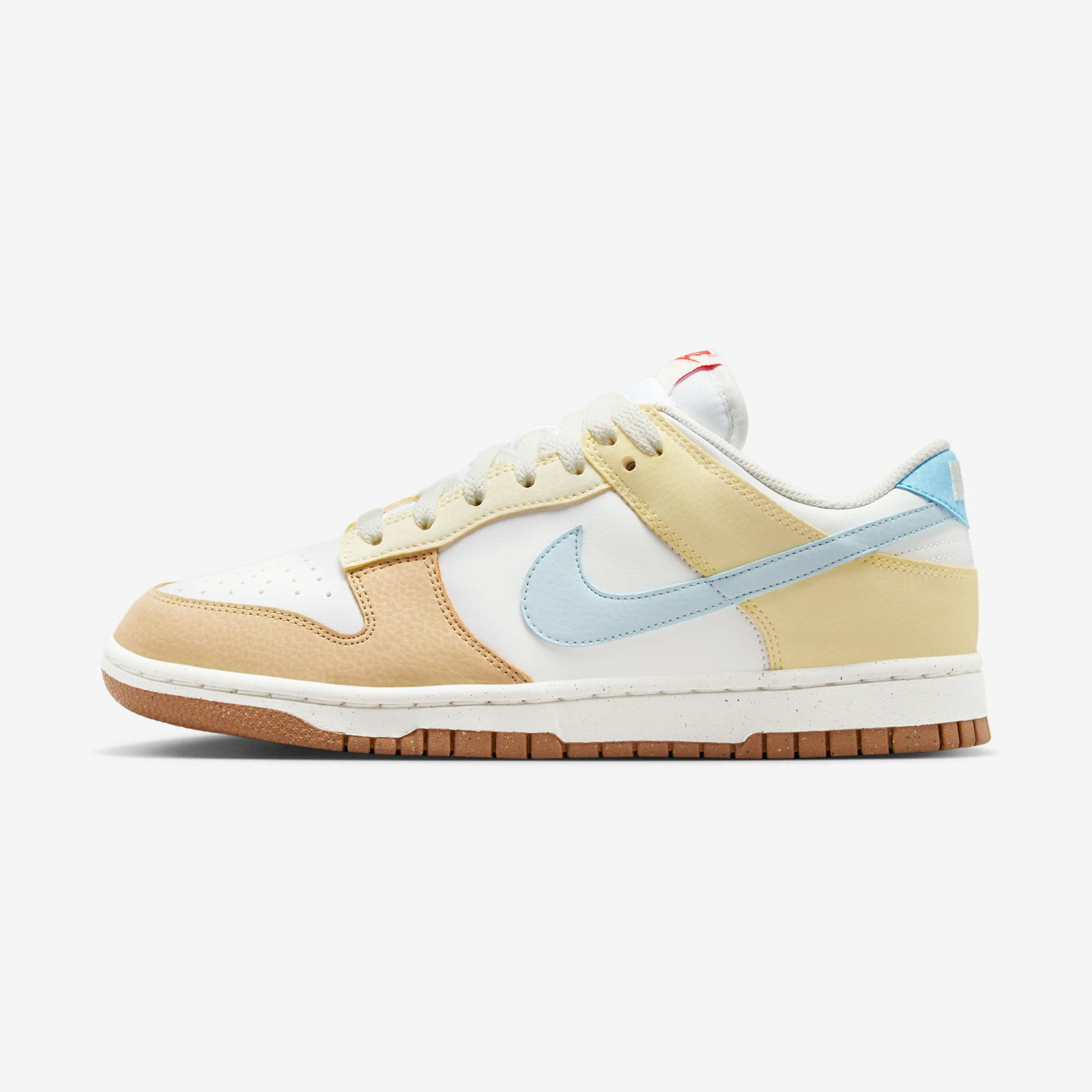 Nike Dunk Low Next Nature "Soft Yellow" 2024 Summit White/Glacier Blue/Aquarius Blue/Soft Yellow/Alabaster/Picante Red