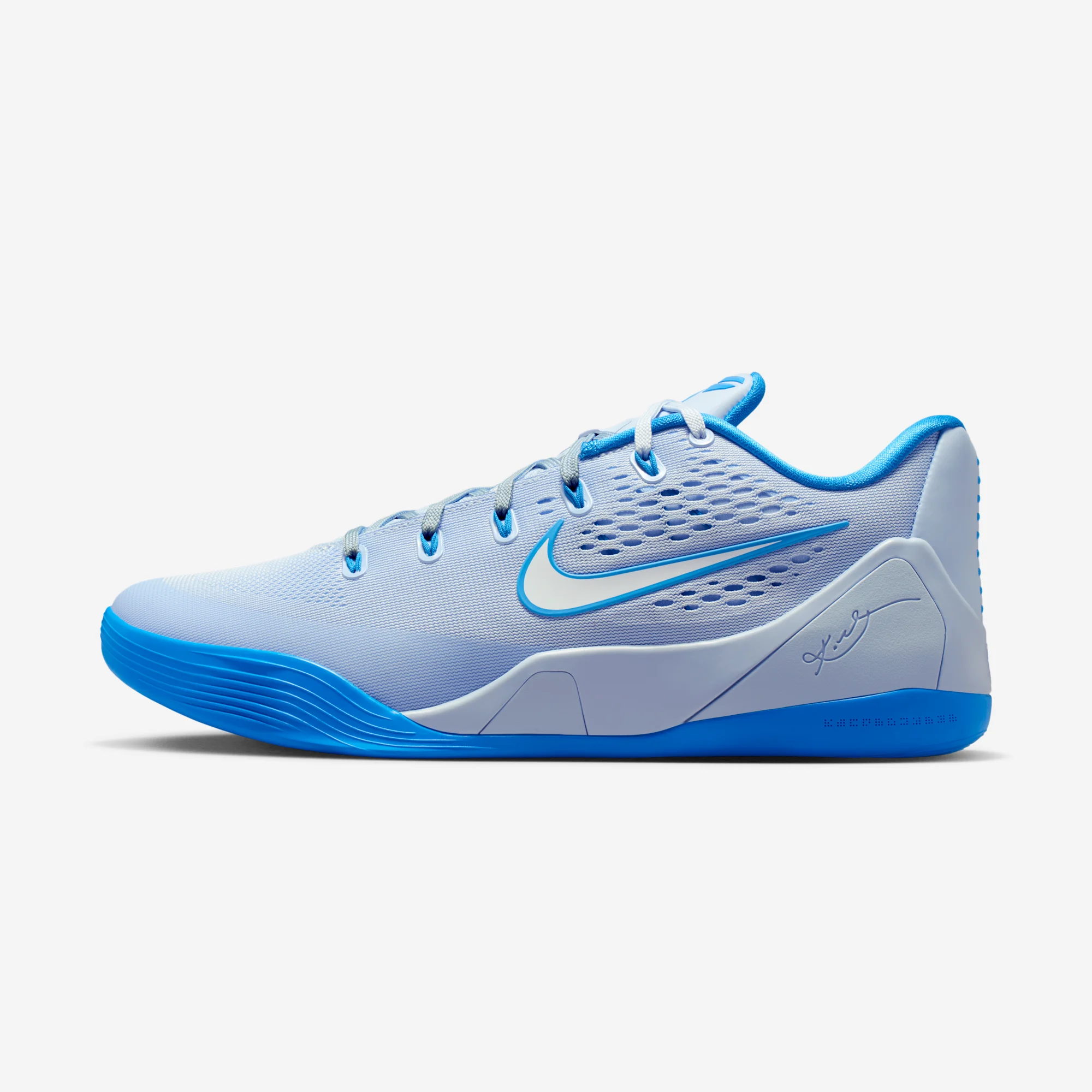 Nike Kobe 9 Elite Low Protro "Hydrogen Blue" Hydrogen Blue/Light Photo Blue/White
