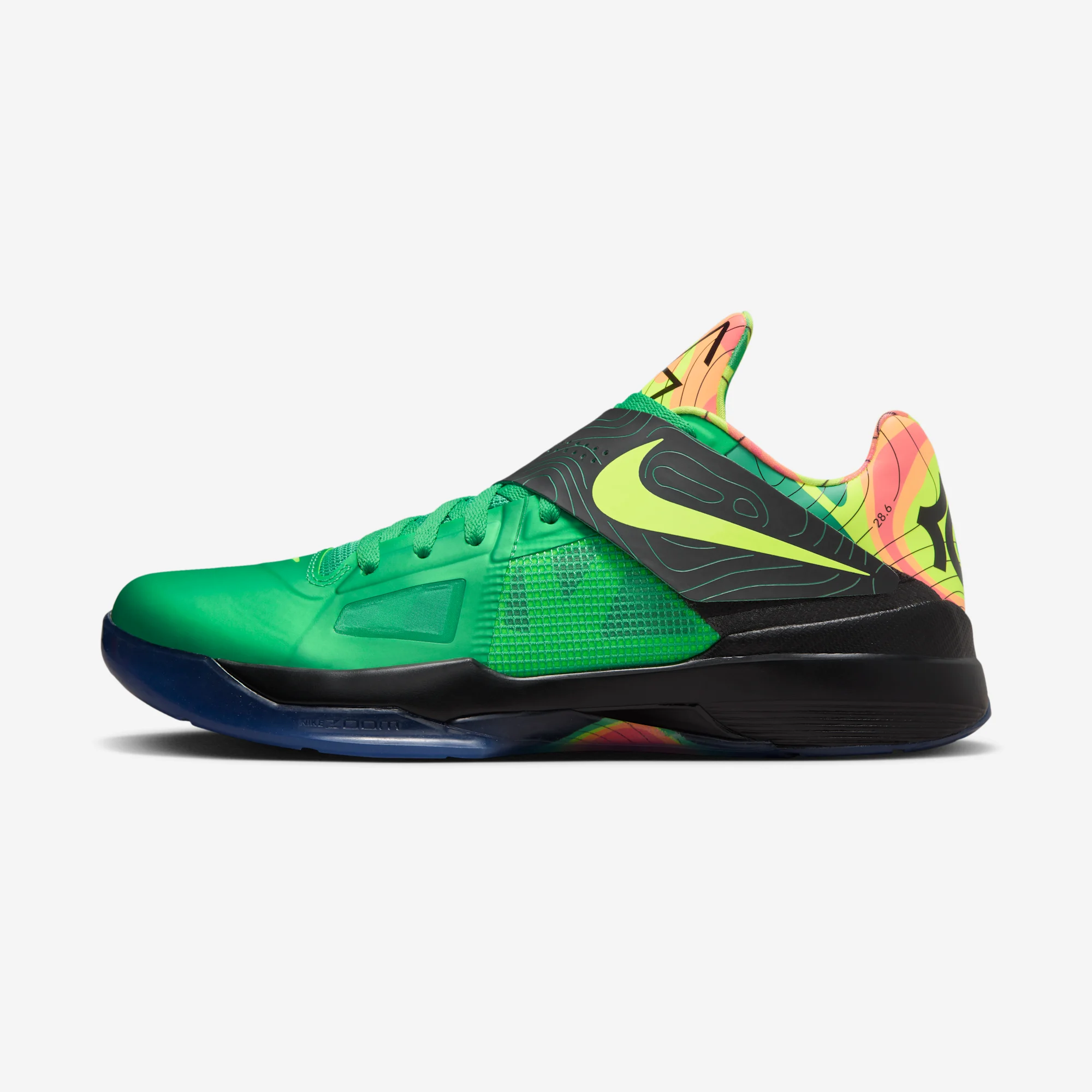 Nike KD 4 "Weatherman" 2024 Lush Green/Volt/Black/Team Orange