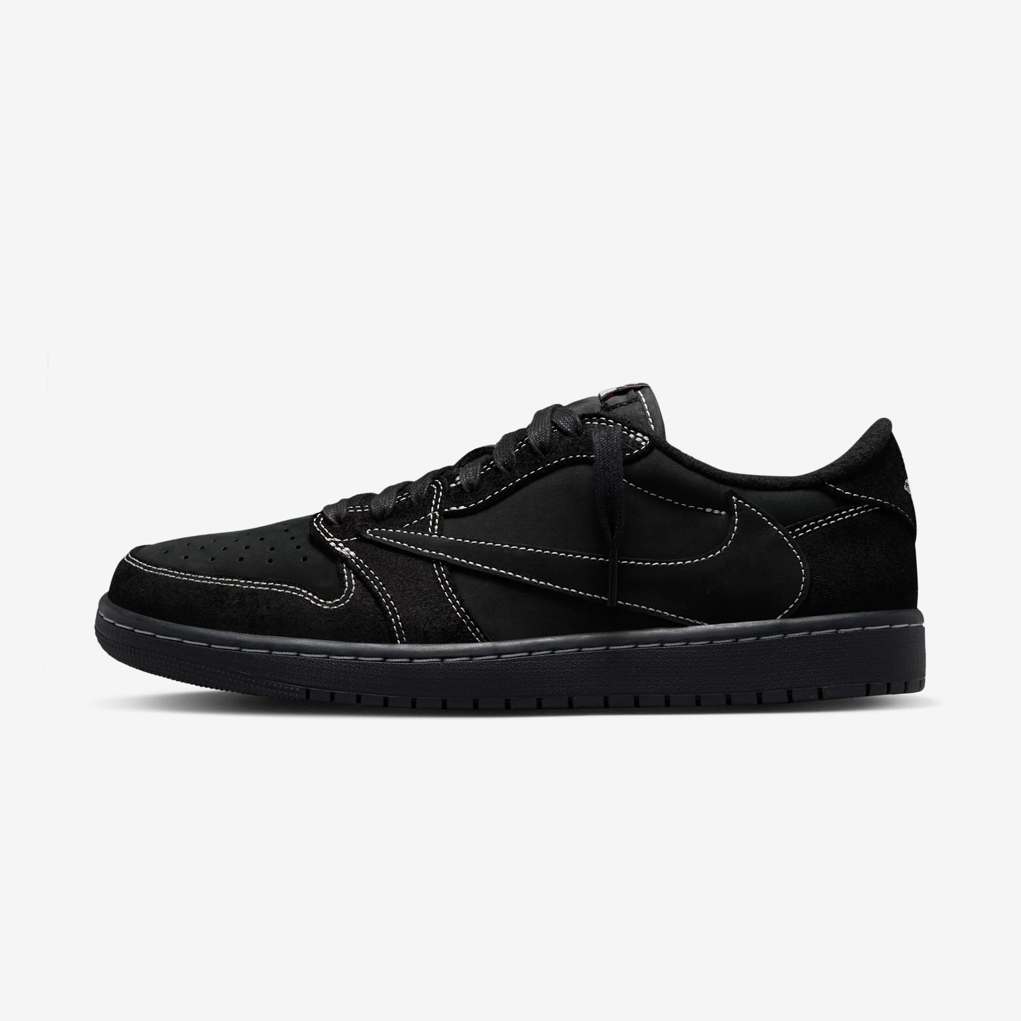 Travis Scott x Air Jordan 1 Retro Low OG "Black Phantom" 2022 Black/Black/Phantom