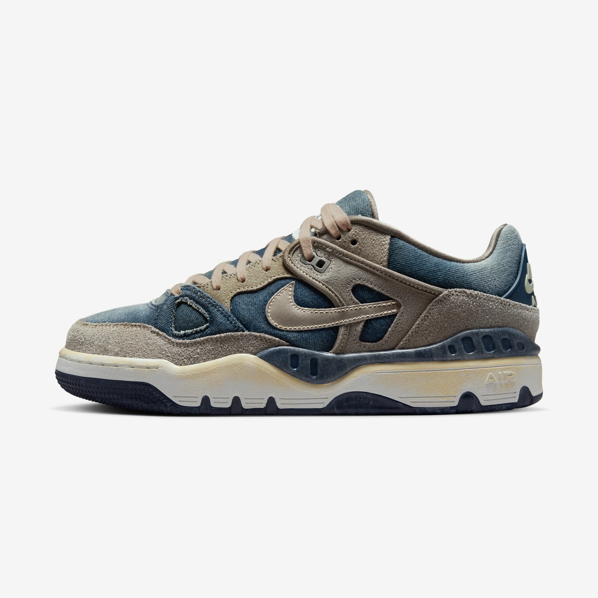 Nigo x Nike Air Force 3 Low "Olive Grey" Olive Grey/Metallic Pewter/Summit White/Navy/String