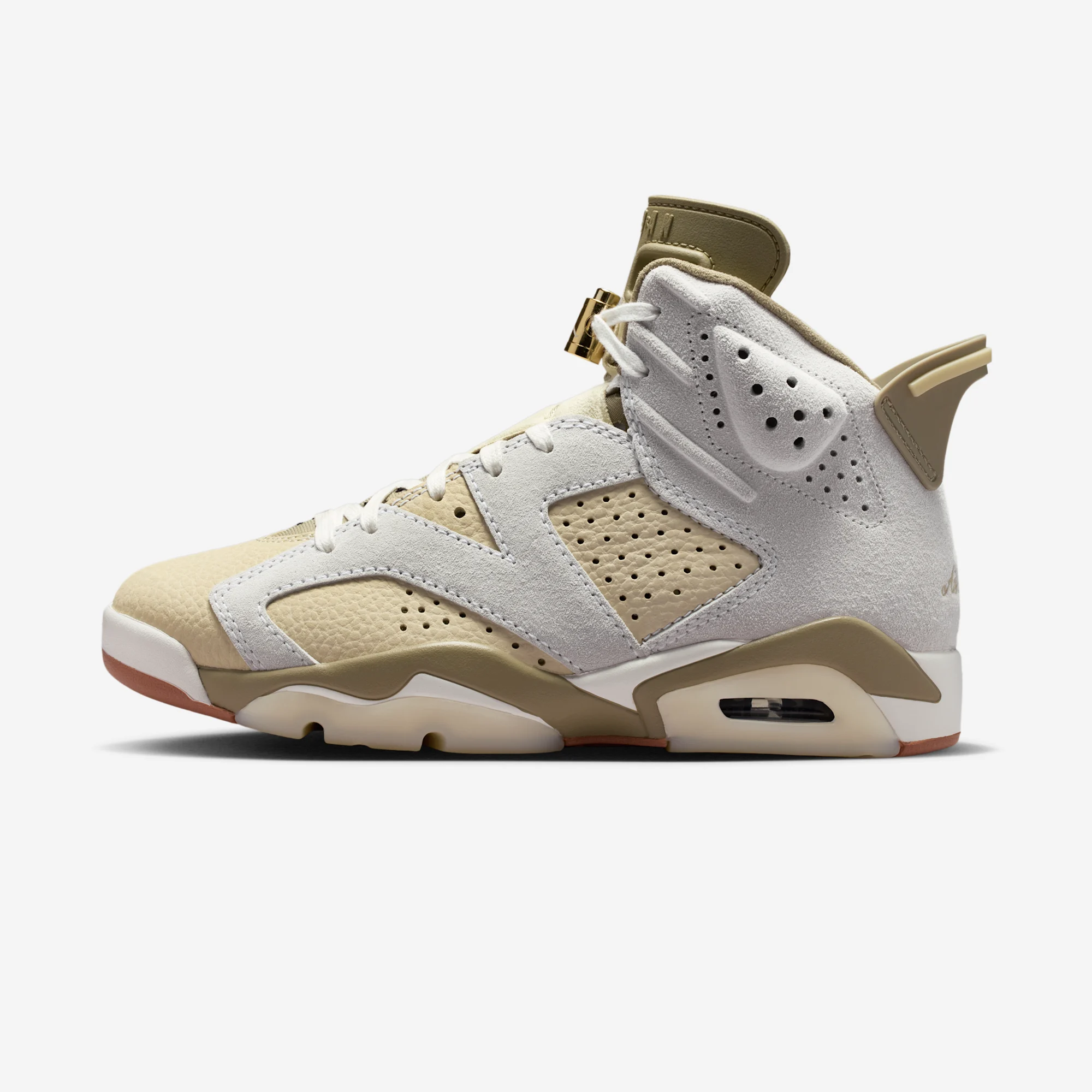 Air Jordan 6 Retro W "Sail & Light Khaki"