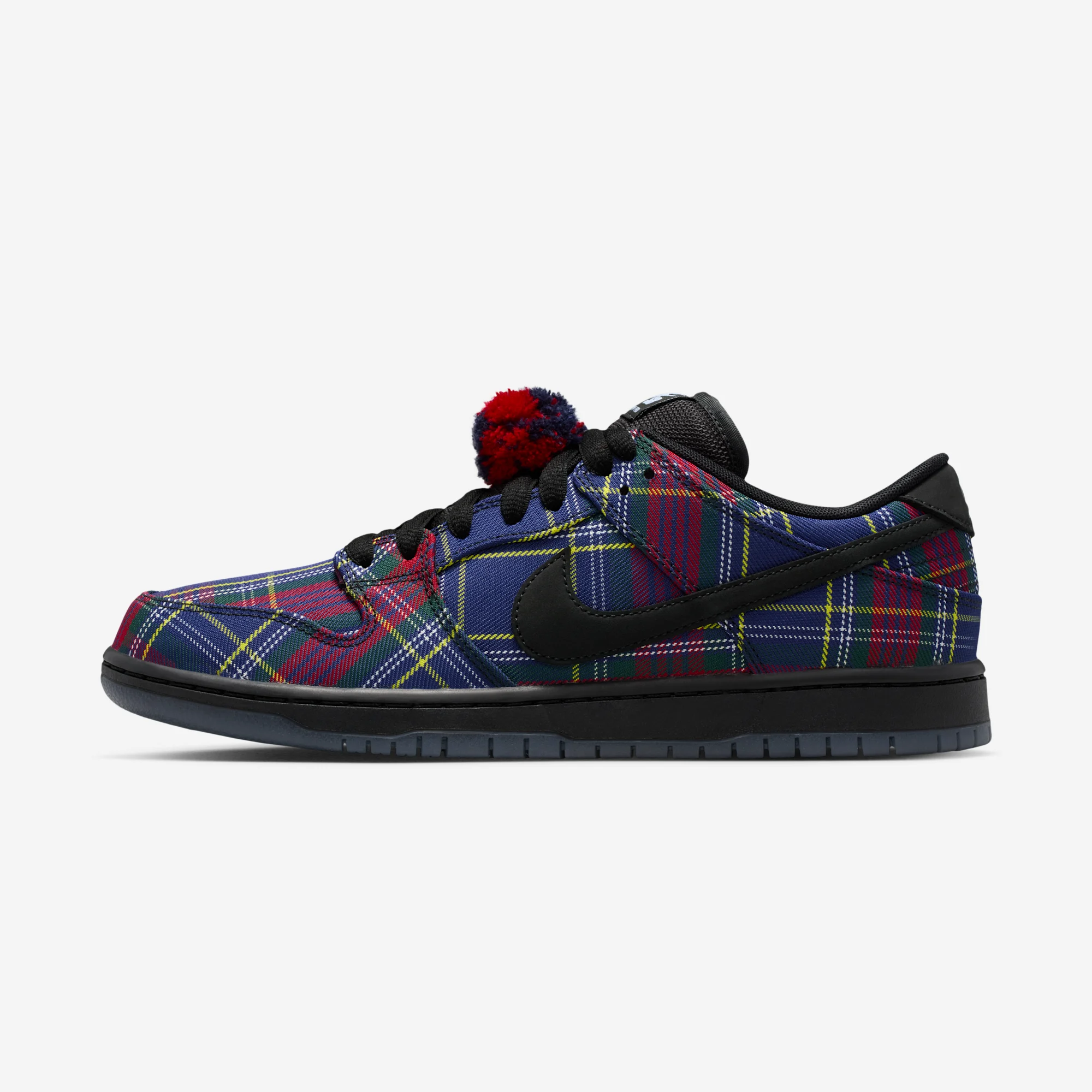 Nardwuar x Nike SB Dunk Low Pro QS University Red/Black/Yellow Strike/Deep Royal Blue