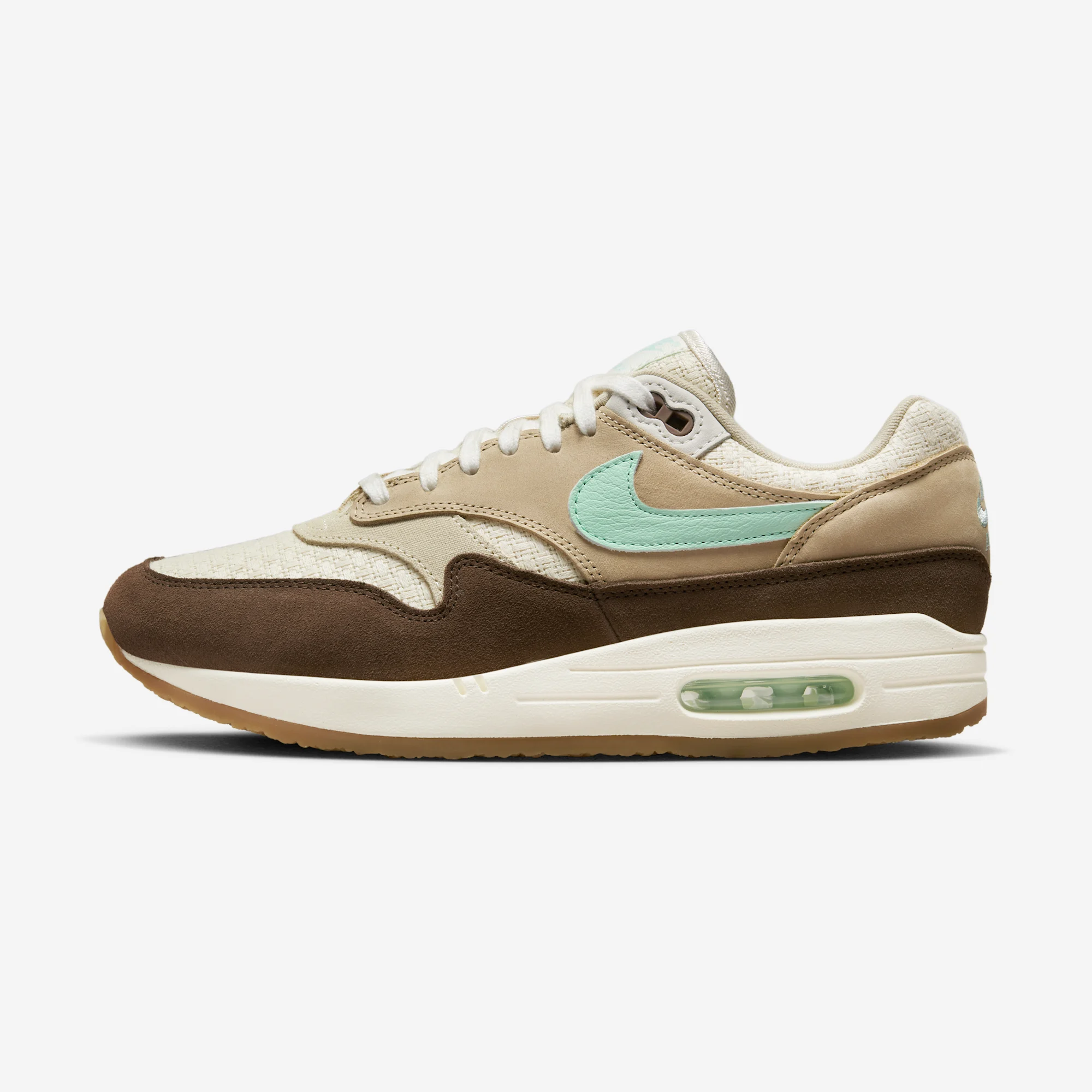 Nike Air Max 1 "Crepe" 2022 Medium Brown/Mushroom/Muslin/Mint Foam