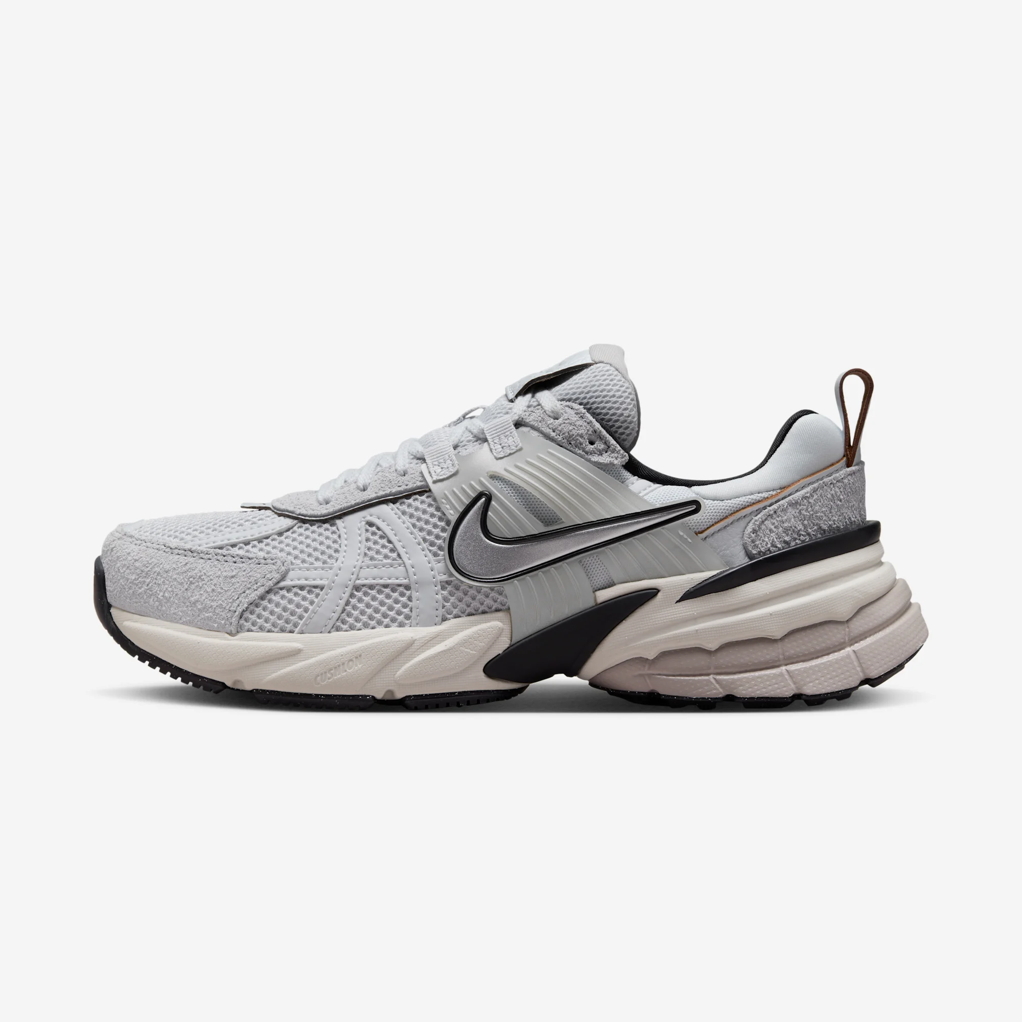 Nike V2K Run "Pure Platinum / Chrome" 2024 Pure Platinum/Chrome/Platinum Tint/Light Bone/Light Iron Ore/Black