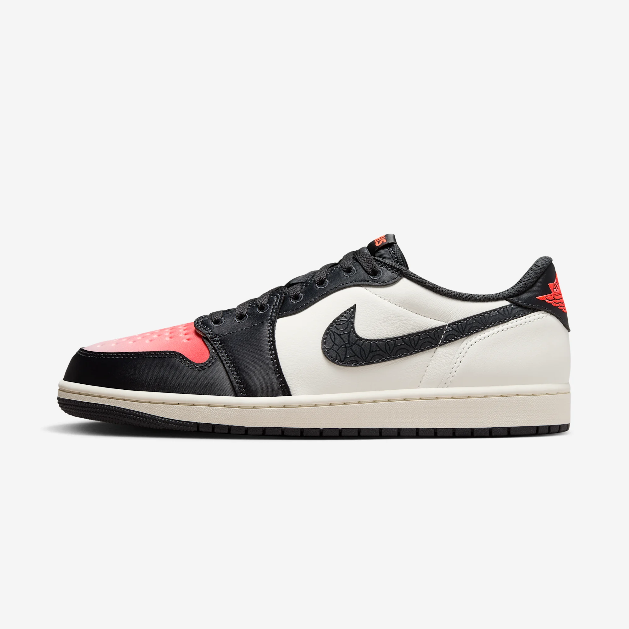 Jordan Brand x PSG Air Jordan 1 Retro Low OG 2024 Sail/Off Noir/Infrared 23/Pink Oxford