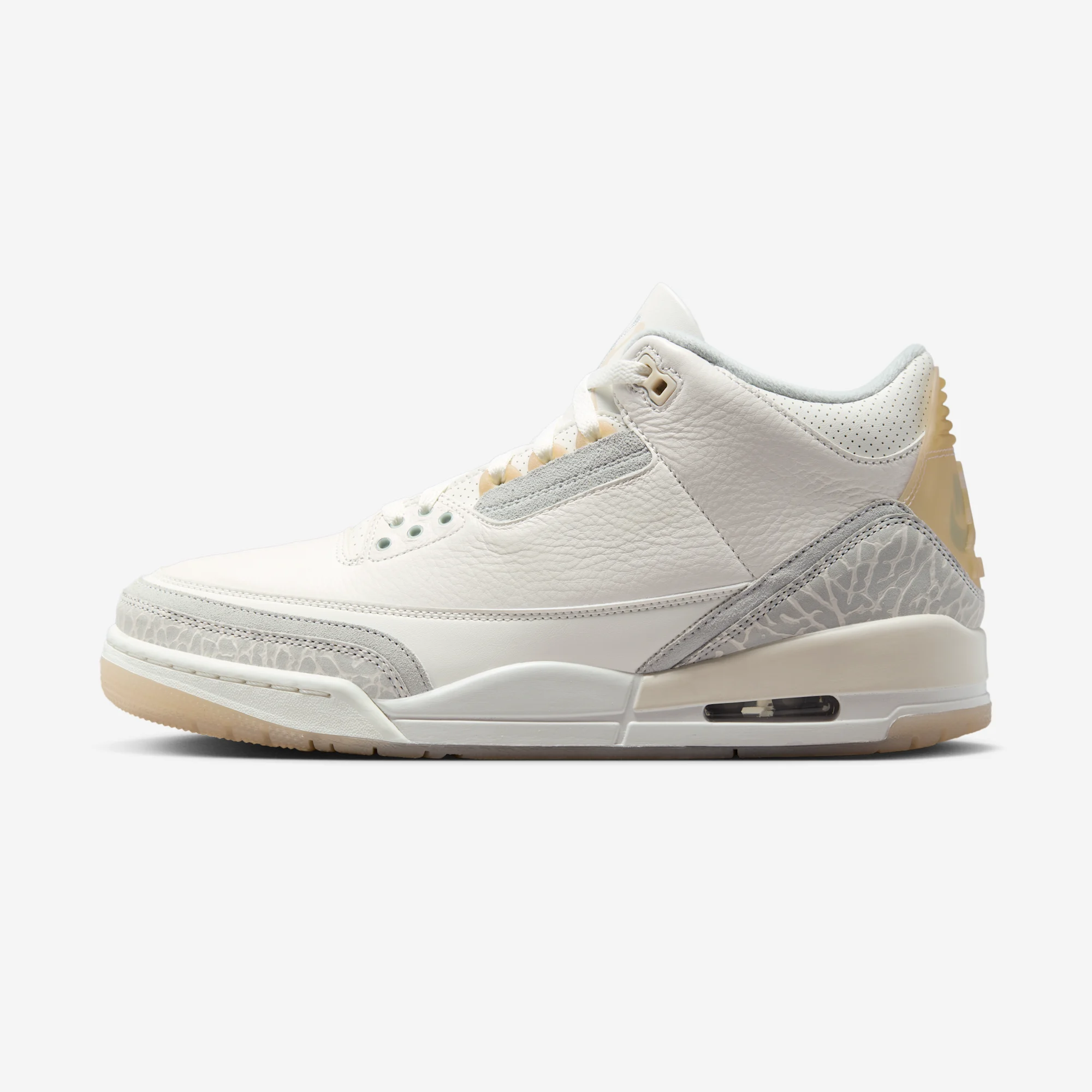 Air Jordan 3 Retro Craft "Ivory" 2024 Ivory/Grey Mist/Cream