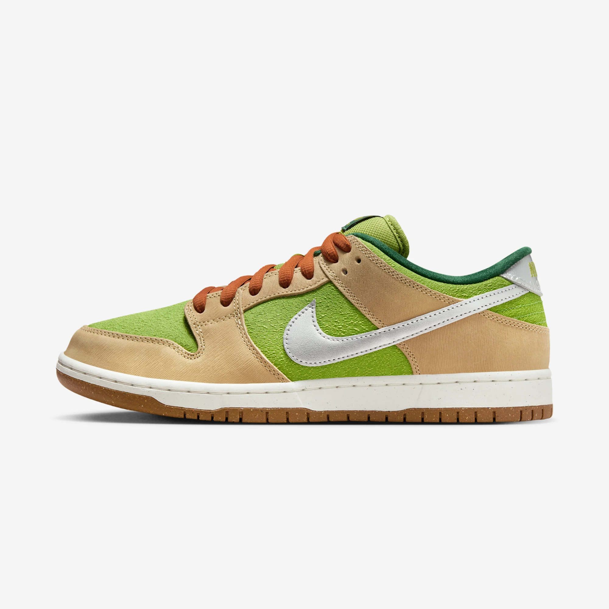 Nike SB Dunk Low Pro "Escargot" Sesame/Metallic Silver/Pear/Fir/Sail/Light British Tan
