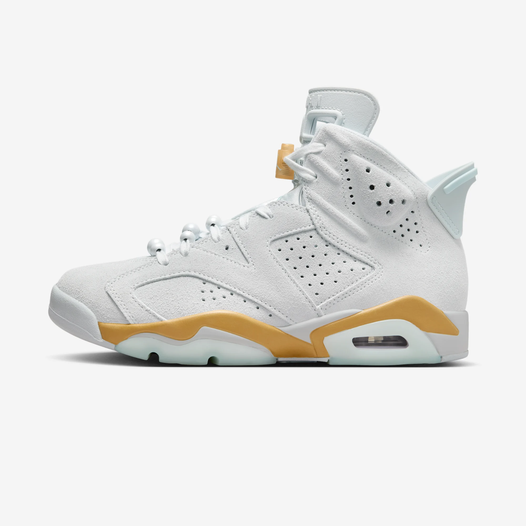 Air Jordan 6 Retro Craft W "Paris" Pure Platinum/Glacier Blue/Metallic Gold/Coconut Milk