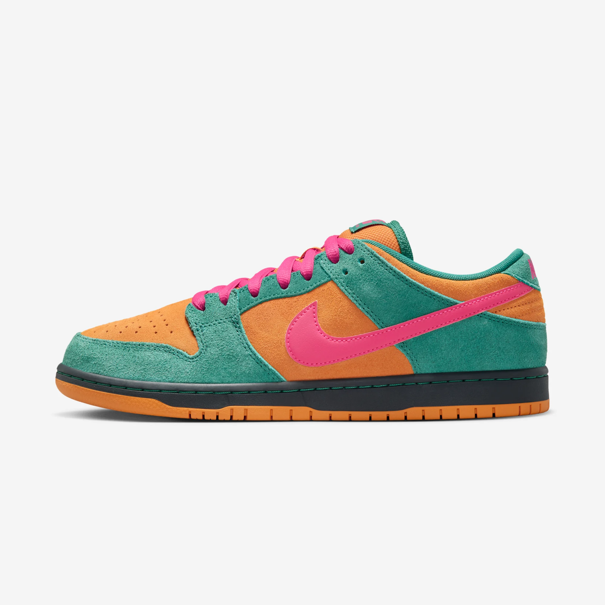 Nike SB Dunk Low Pro "Green Noise" Green Noise/Watermelon/Light Curry/Off Noir