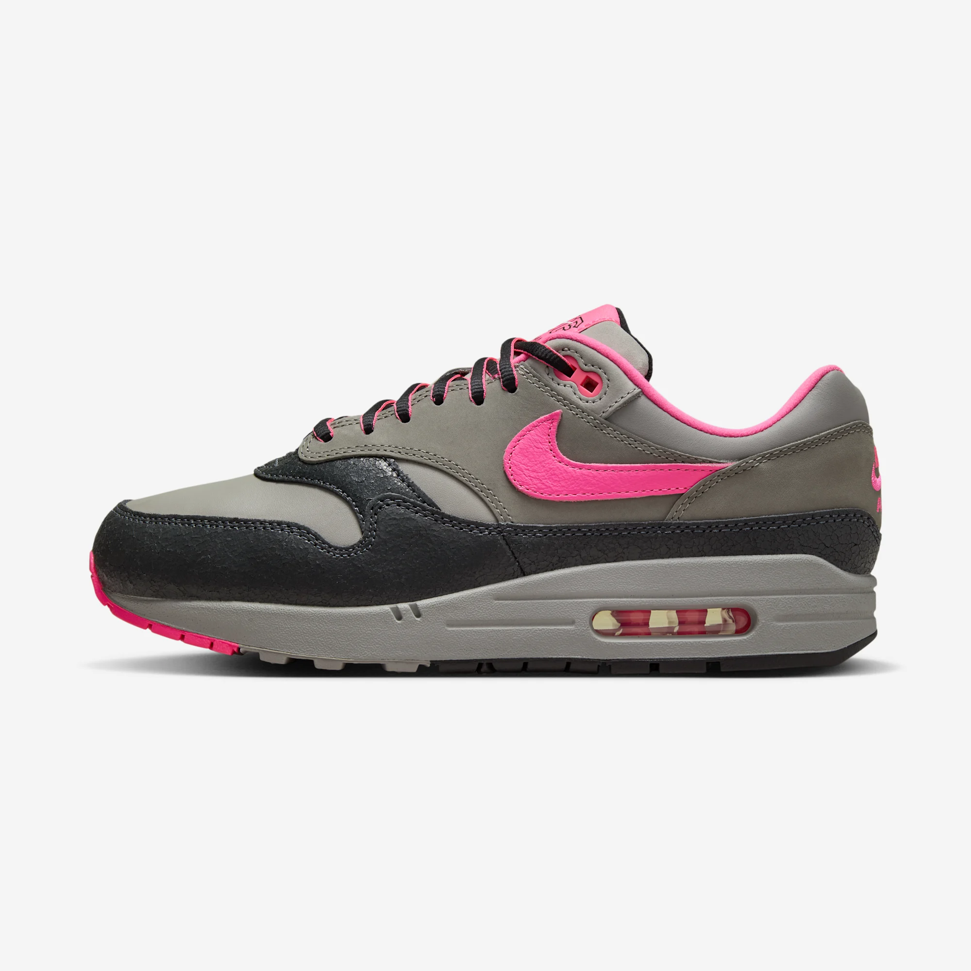 HUF x Nike Air Max 1 “Anthracite / Pink Pow” 2024 Anthracite/Medium Grey/Flat Pewter/Pink Pow