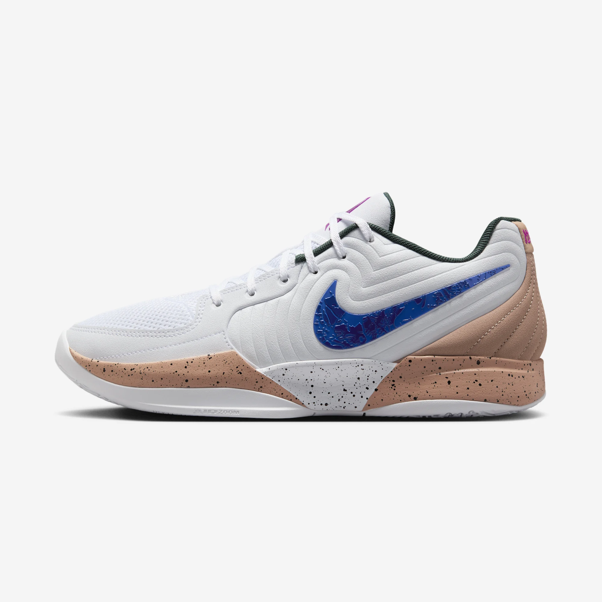 Nike Ja 2 "In The Woods" White/Astronomy Blue/Hemp/Vintage Green/Vivid Grape