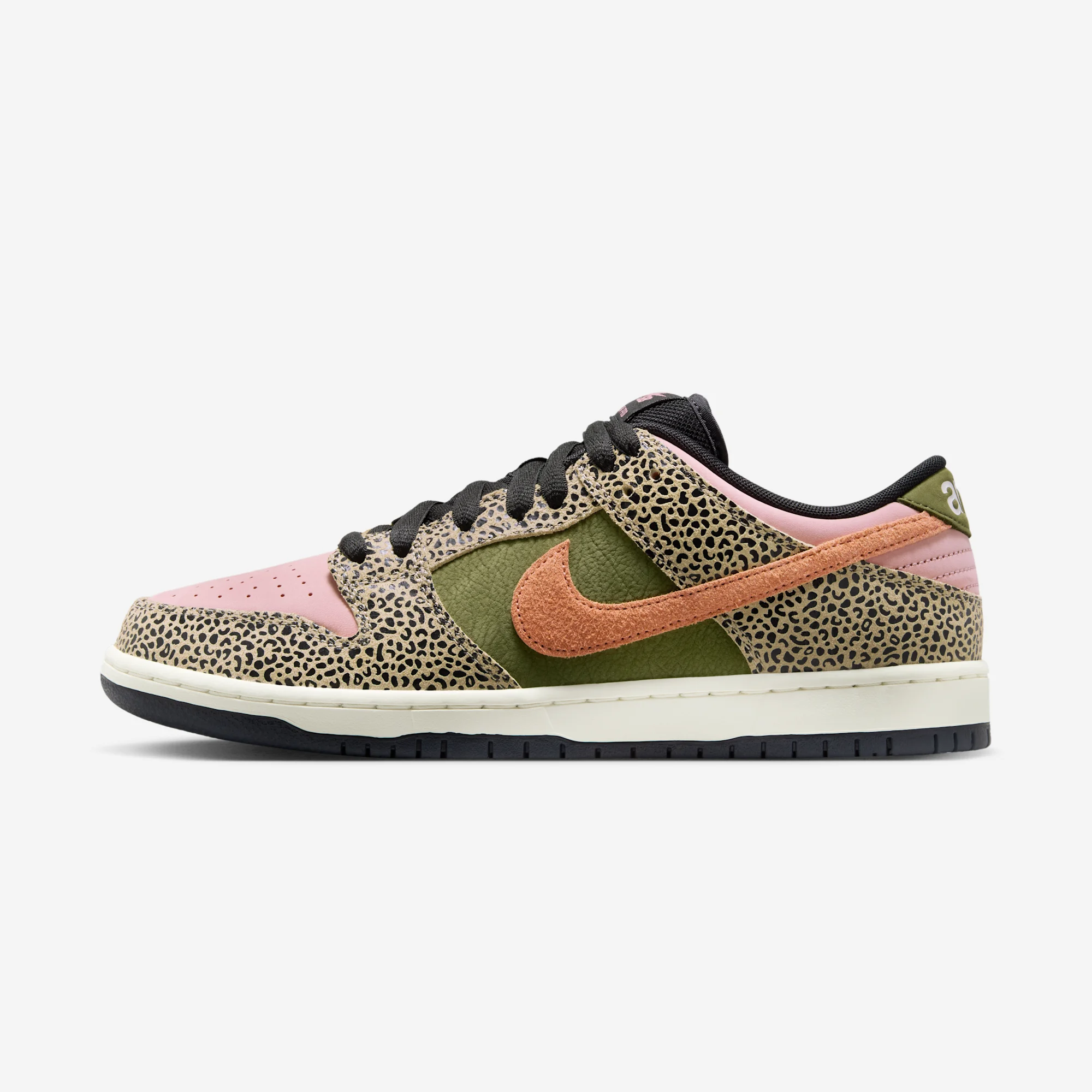 Arts-Rec x Nike SB Dunk Low Pro "Safari" Khaki/Amber Brown/Rough Green/Rust Pink/Black/Sail