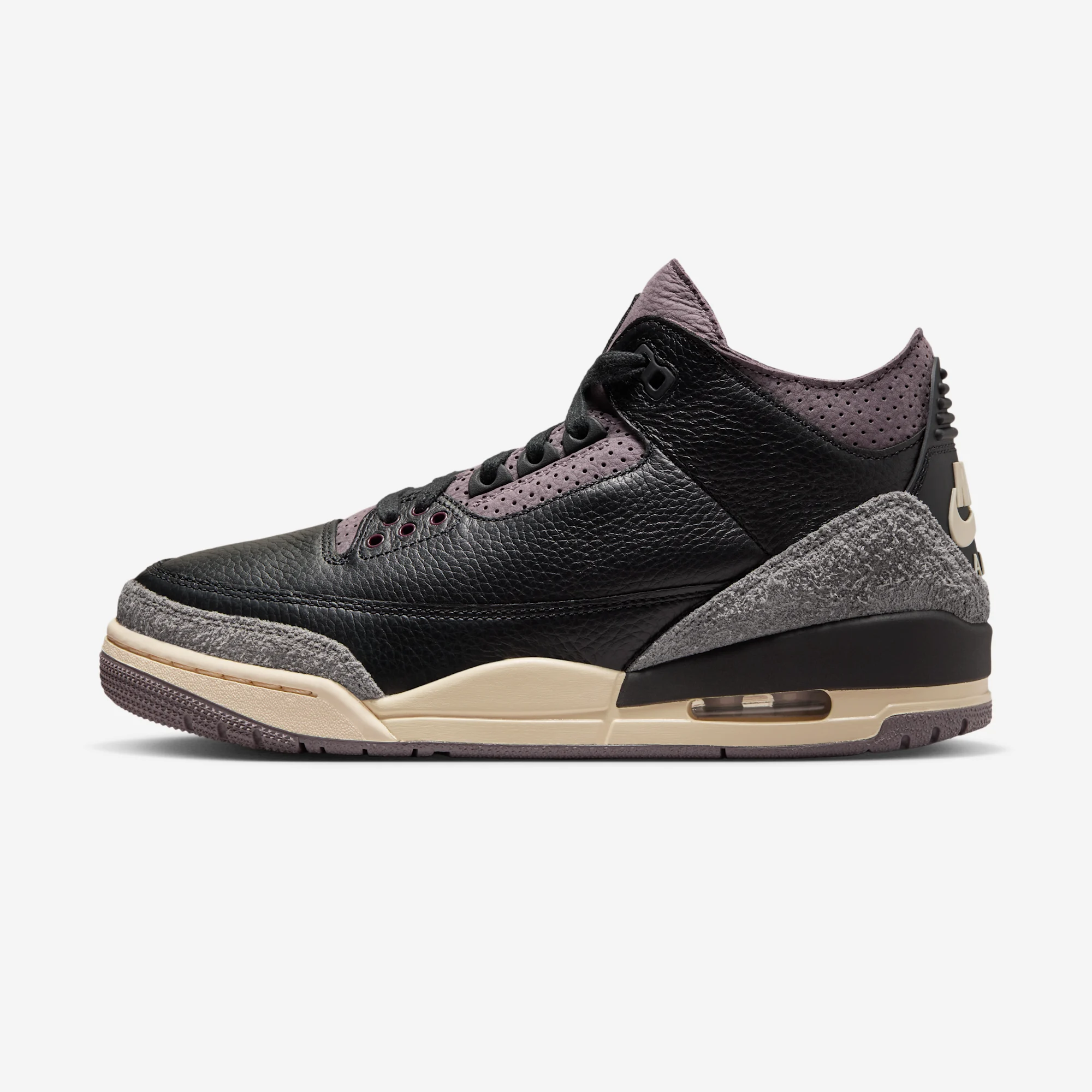 A Ma Maniere x Air Jordan 3 Retro SP "Violet Ore" Black/Flat Pewter/Violet Ore/Black
