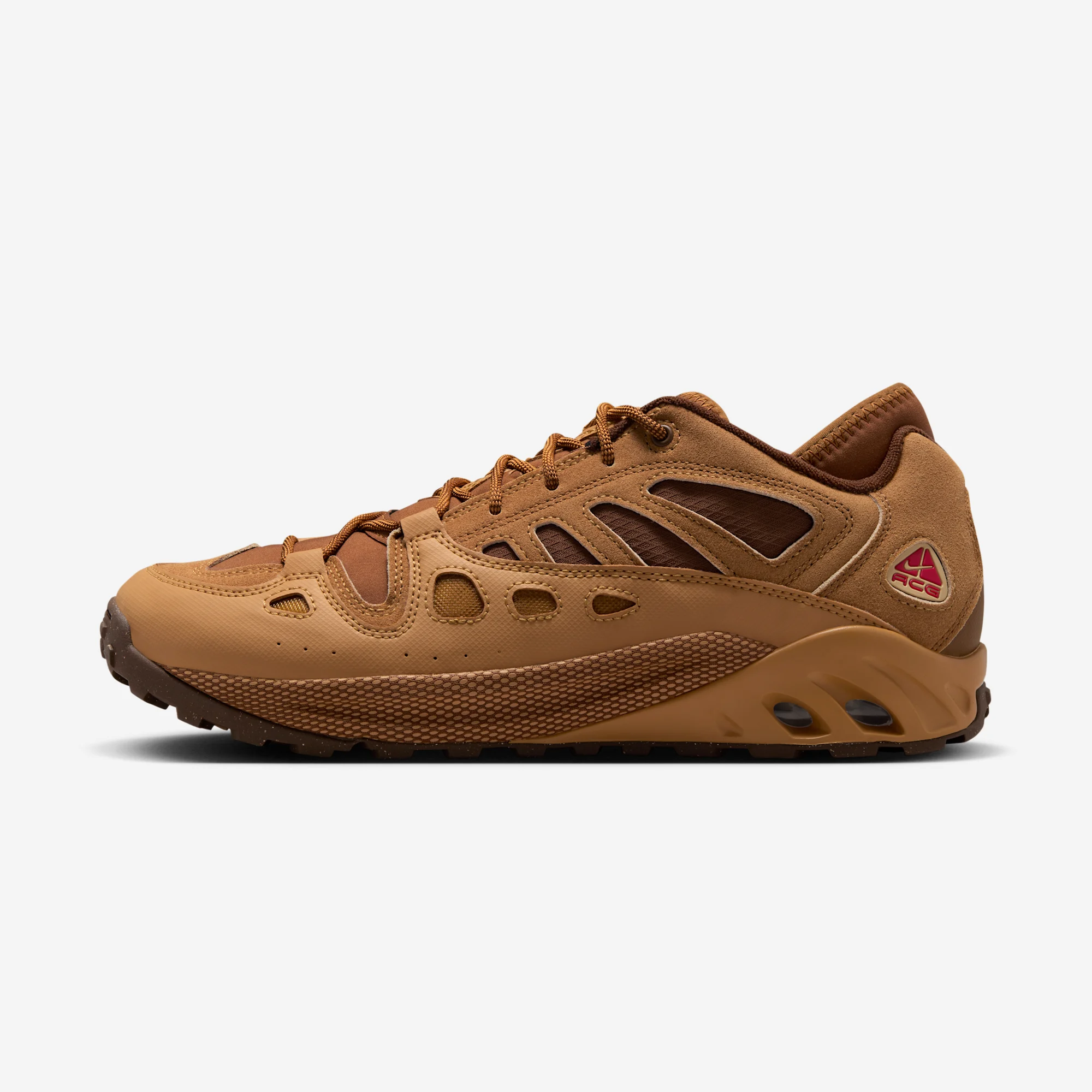 Nike ACG Air Exploraid "Flax" 2024 Flax/Gym Red/Cacao Wow/Light British Tan/Sesame