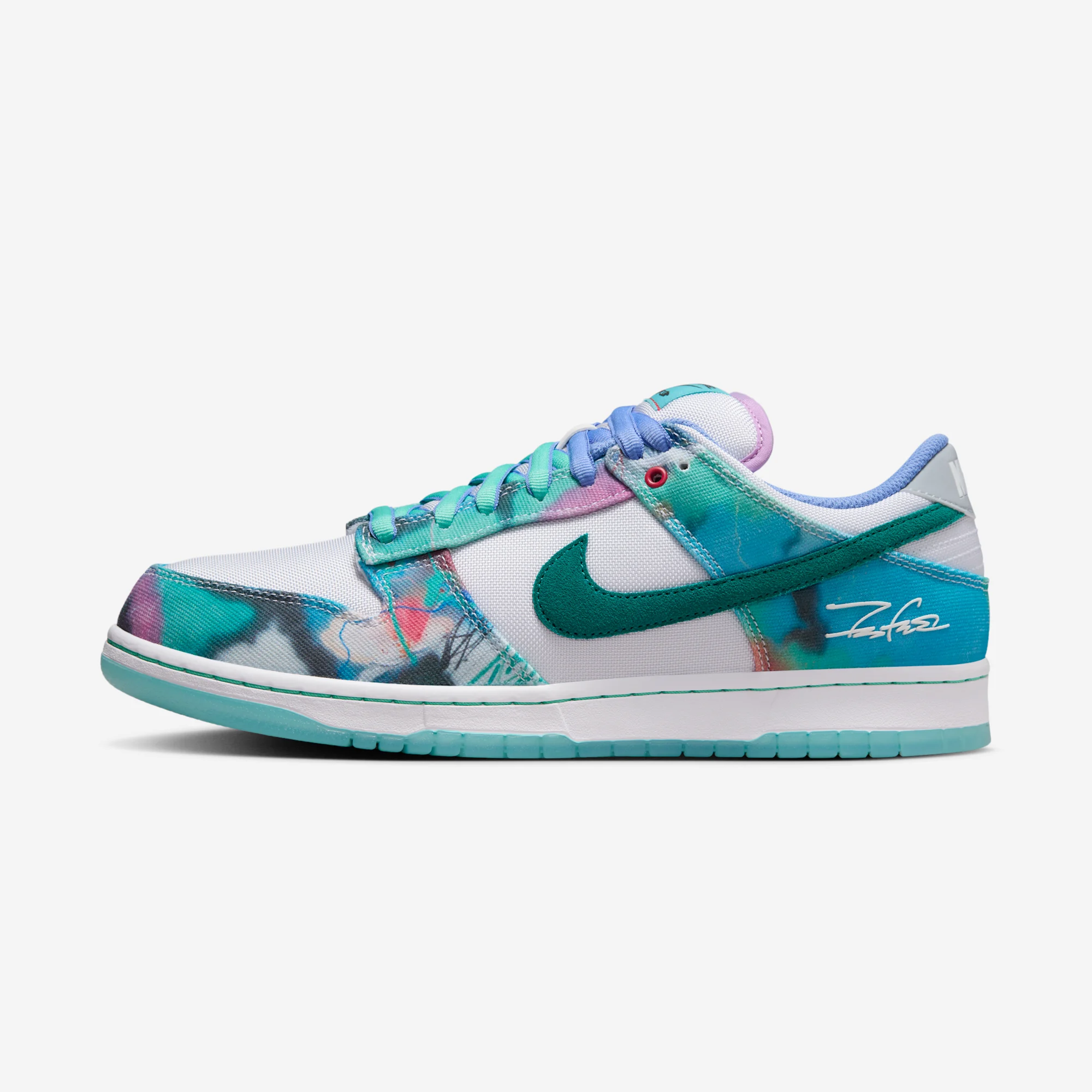 Futura Laboratories x Nike SB Dunk Low OG QS "Bleached Aqua" Bleached Aqua/Geode Teal/White