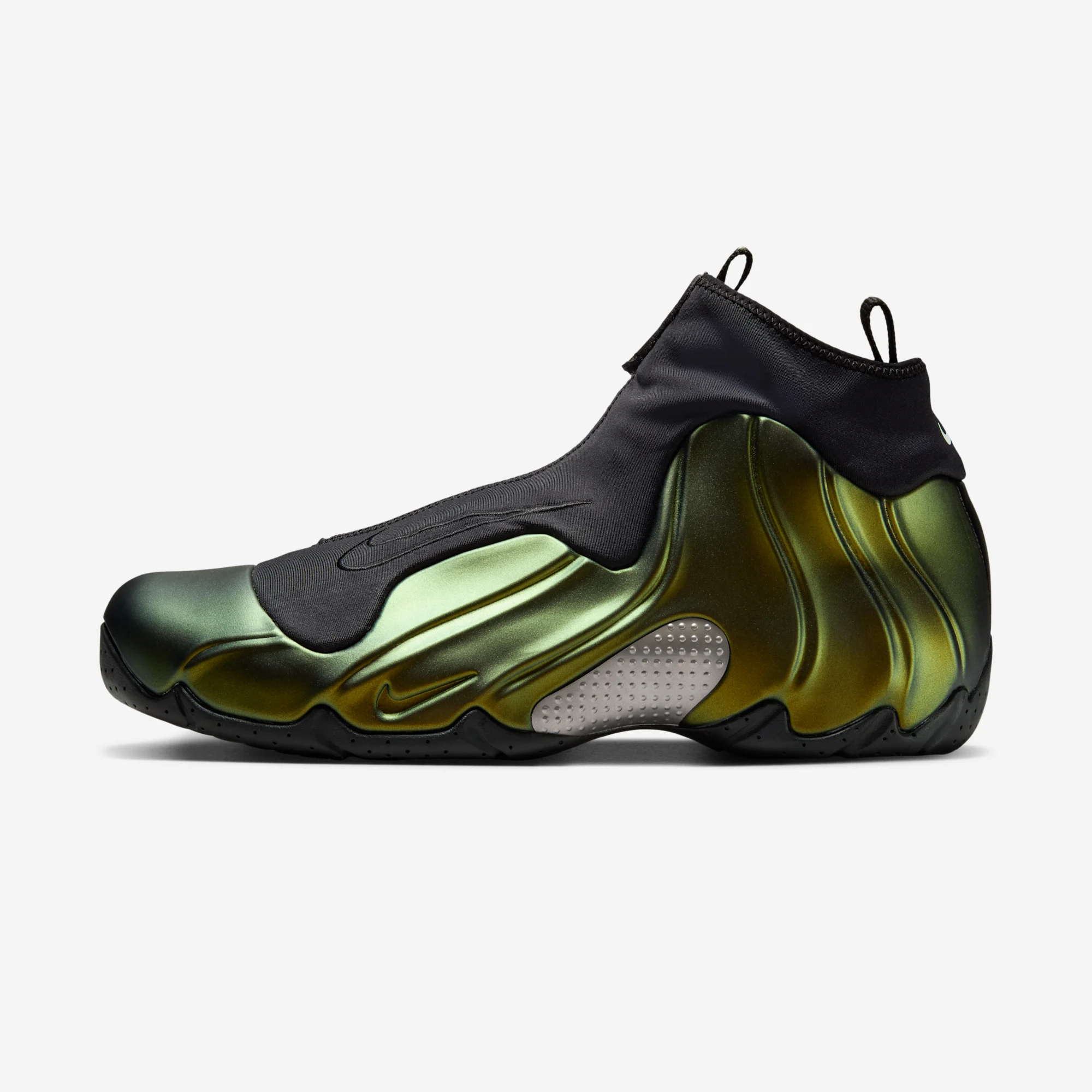 Nike Air Flightposite "Metallic Gold" Metallic Gold/Black/Metallic Silver/White/Black