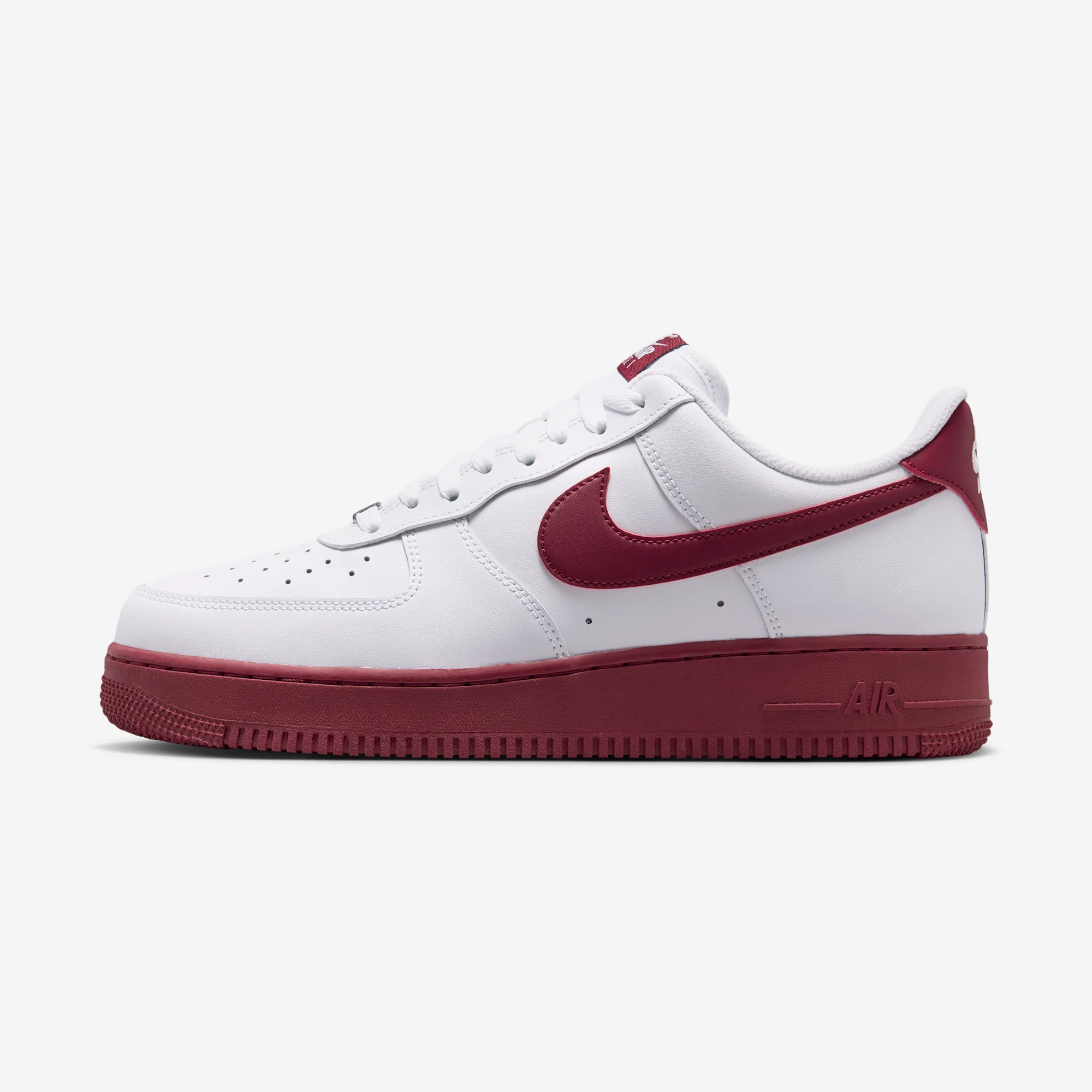 Nike Air Force 1 Low "White & Team Red" White/Team Red/Metallic Silver