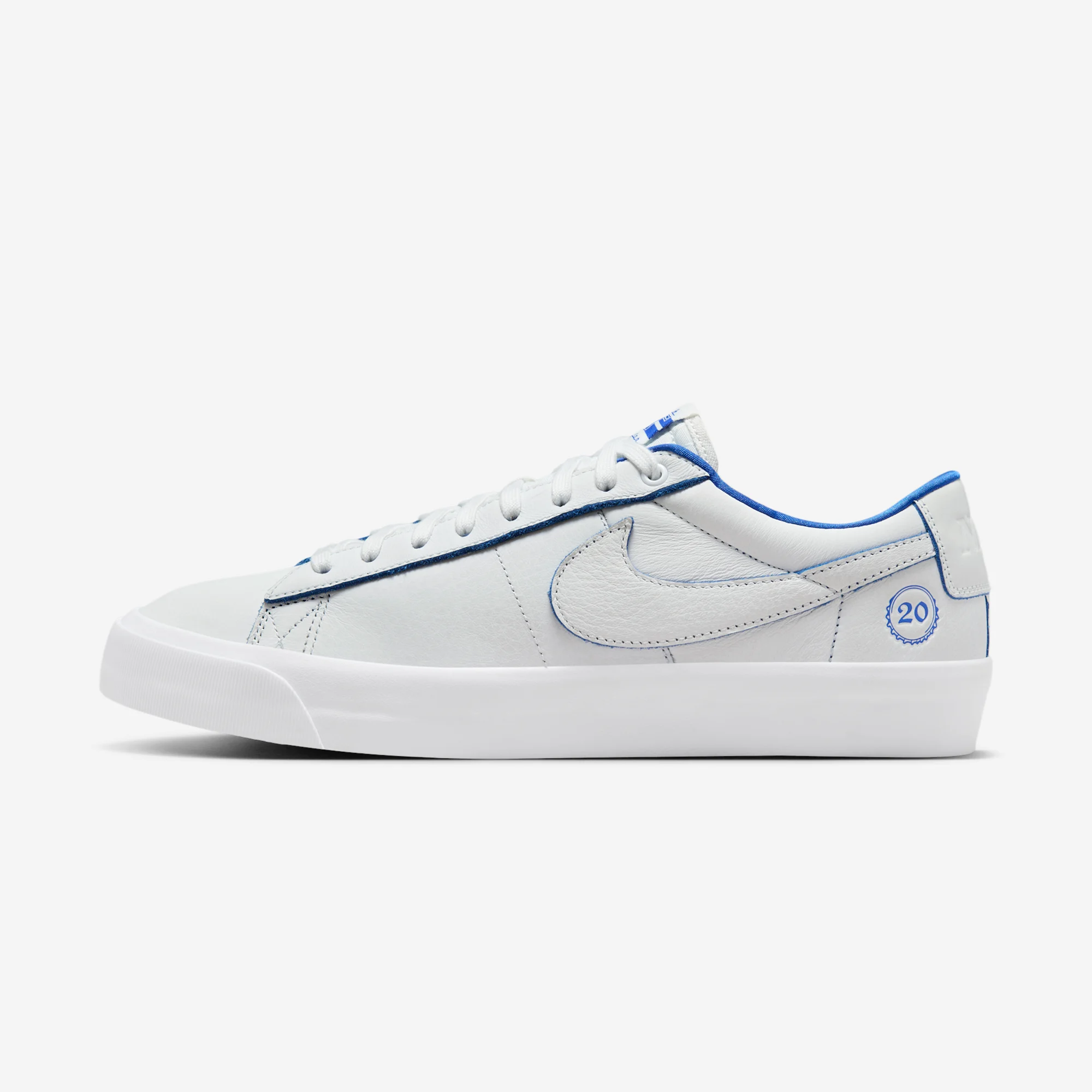 Nike SB Blazer Low Pro GT PRM "Fine China" Summit White/Game Royal/Summit White/White