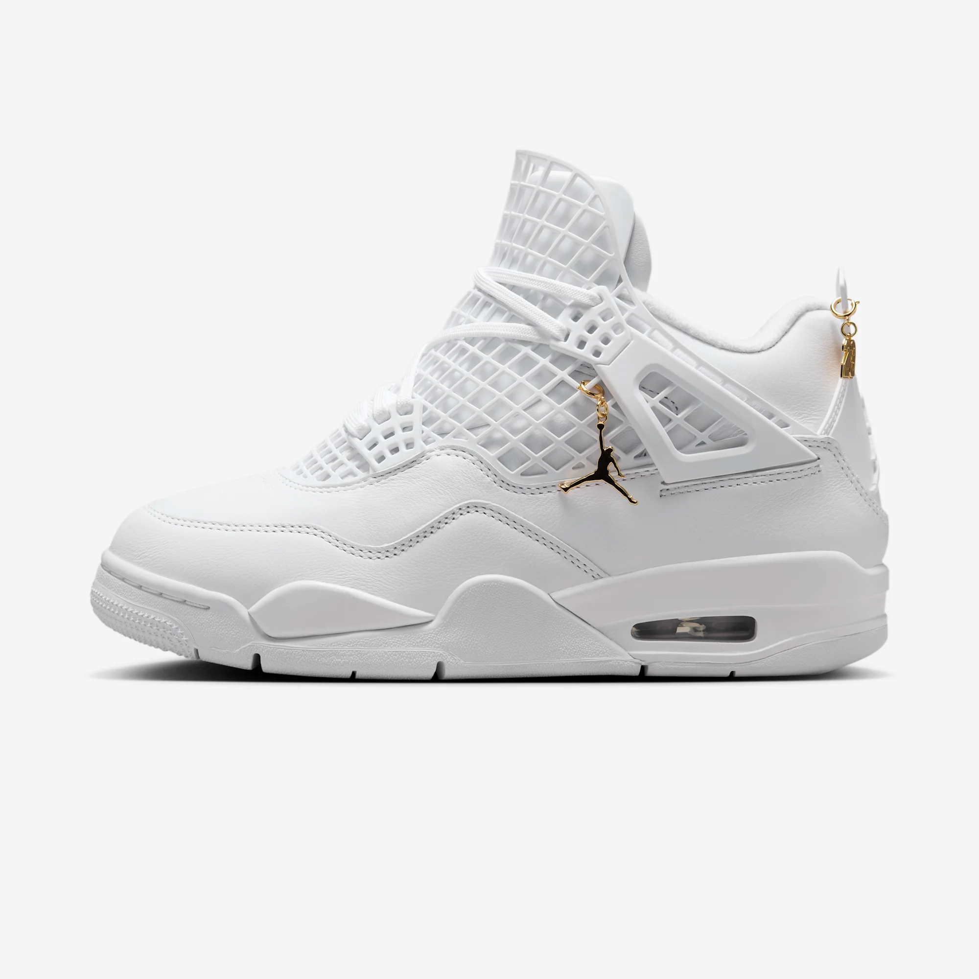 Air Jordan 4 Retro NET White Metallic Gold White/Phantom/Metallic Gold