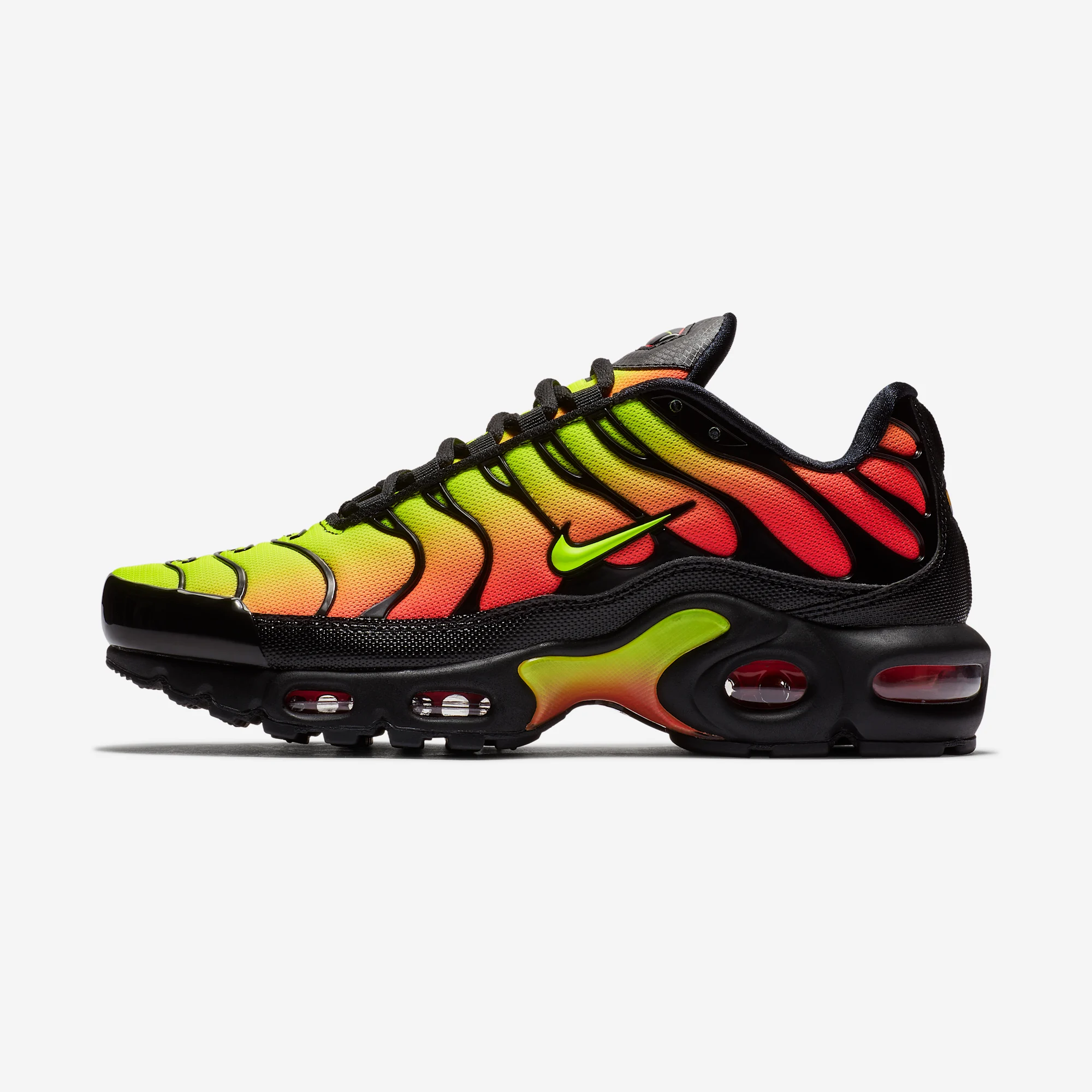 Nike Air Max Plus Black "Volt / Solar Red" Black/Volt/Solar Red