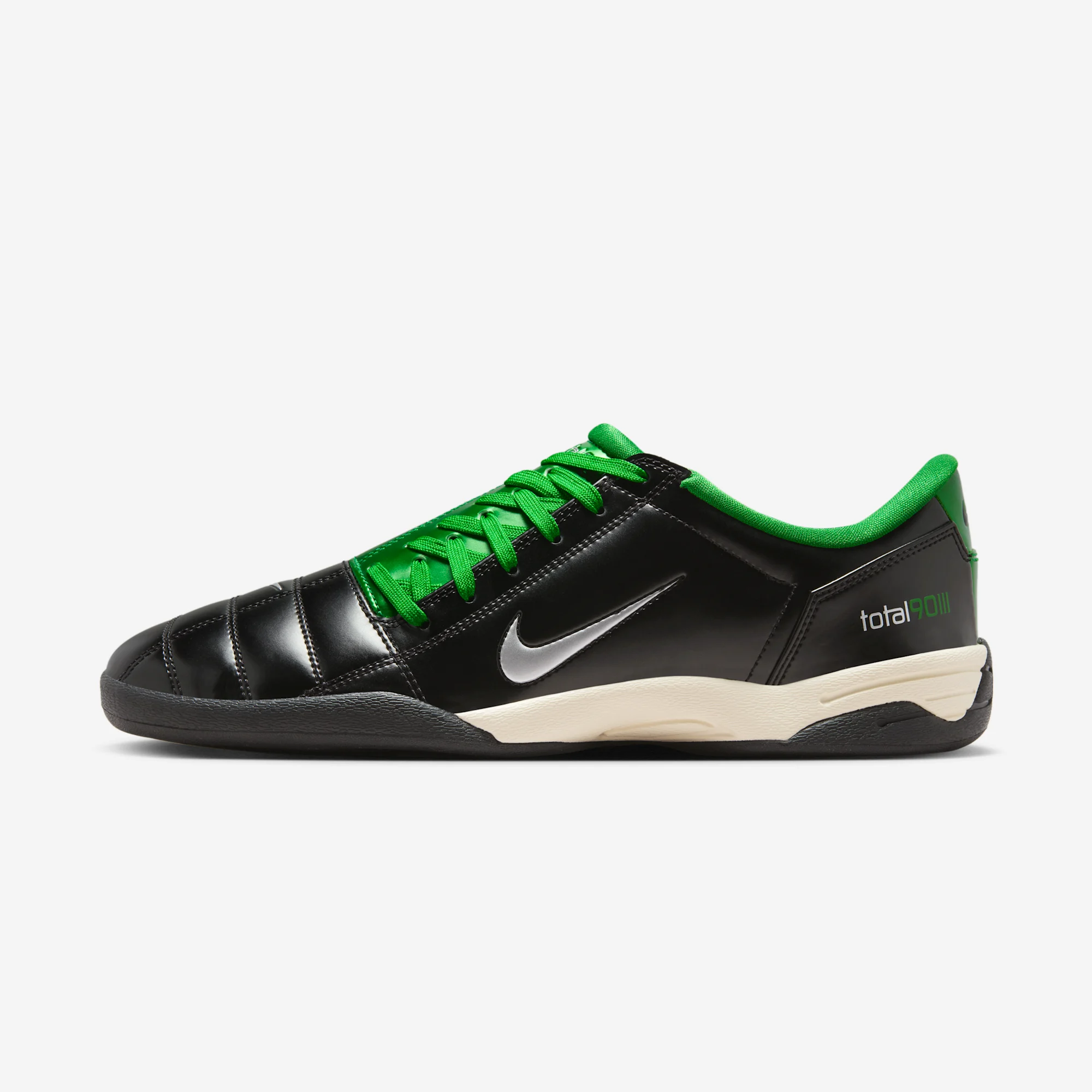 Nike Total 90 SP "Quit The Rage .SWOOSH" Black/Apple Green/Natural/Metallic Silver