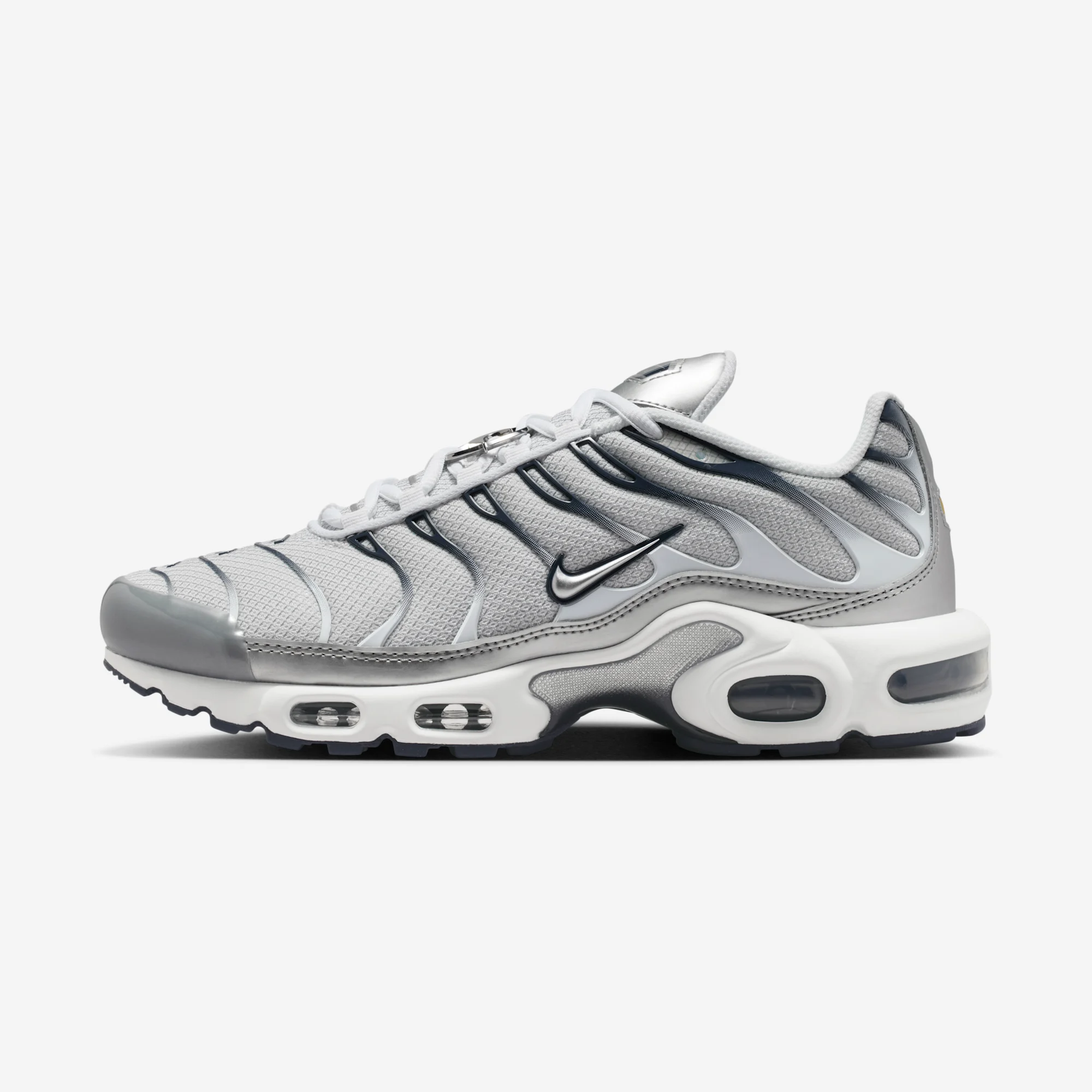 Nike Air Max Plus W "Metallic Silver" White/Metallic Silver/Ashen Slate/Midnight Navy