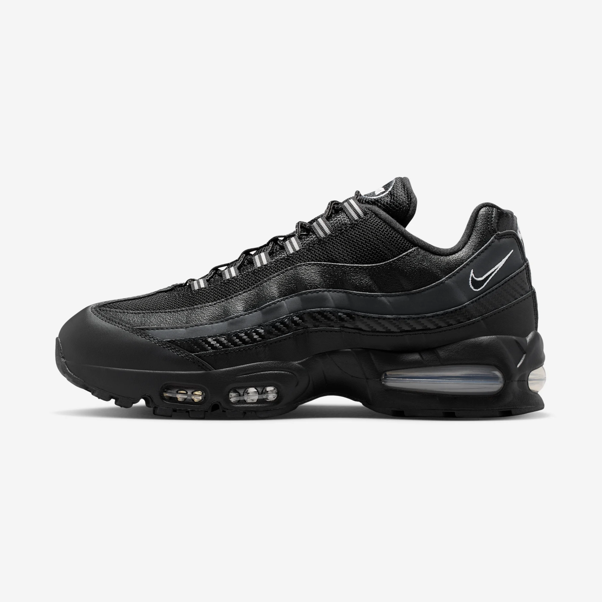 Nike Air Max 95 Big Bubble "Black & Cool Grey" Black/White/Metallic Silver/Cool Grey
