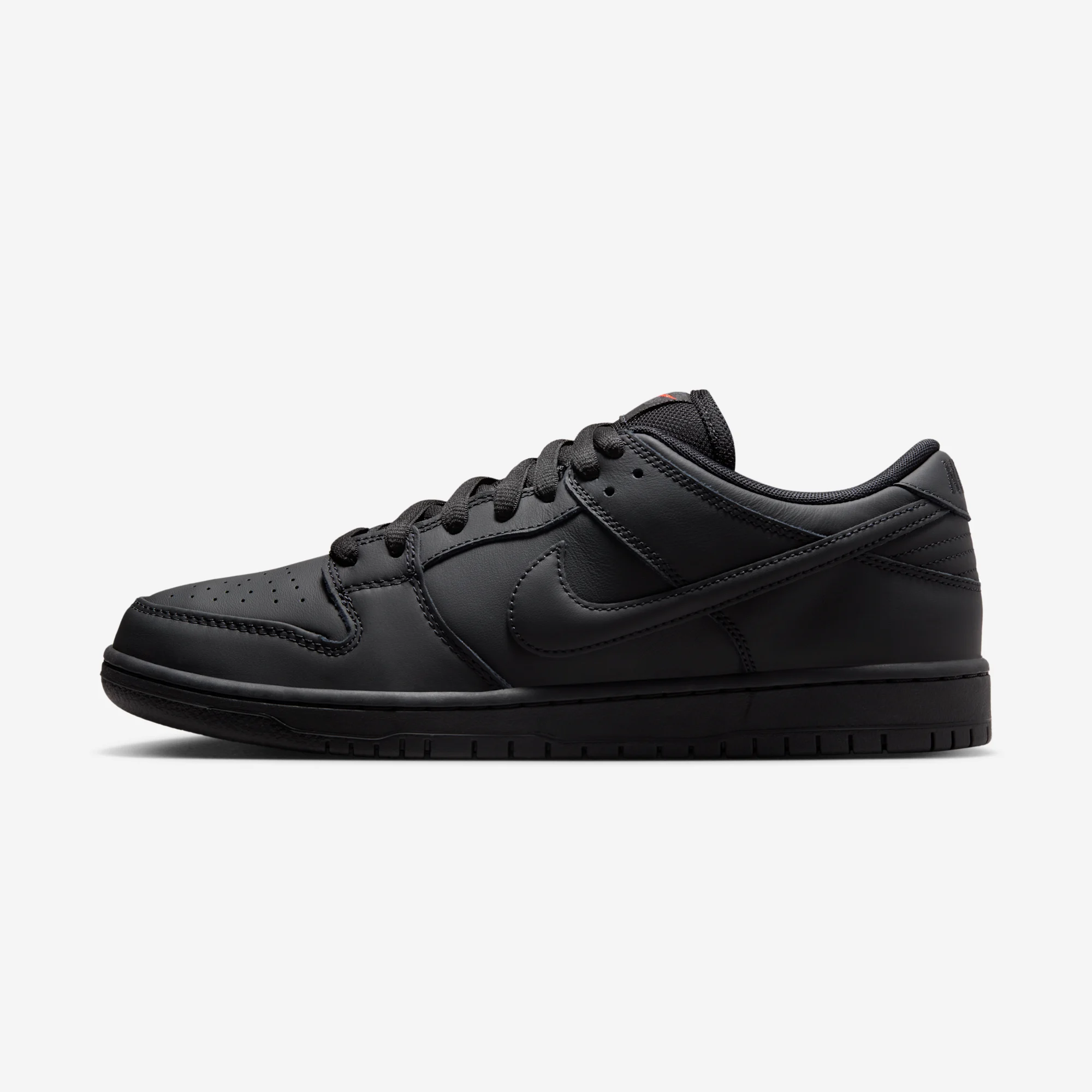 Nike SB Dunk Low Pro ISO "Triple Black" 2024 Black/Black/Black/Black/Anthracite/Safety Orange
