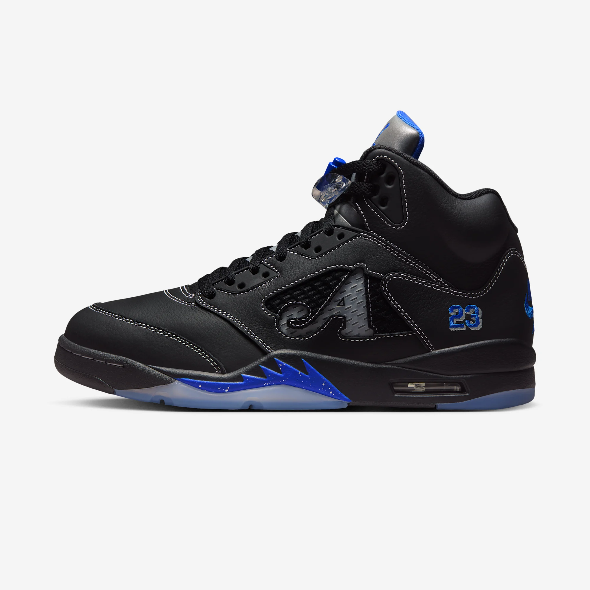 Awake NY x Air Jordan 5 Retro OG "Racer Blue" Black/Racer Blue/Metallic Silver/Silver/White/Clear