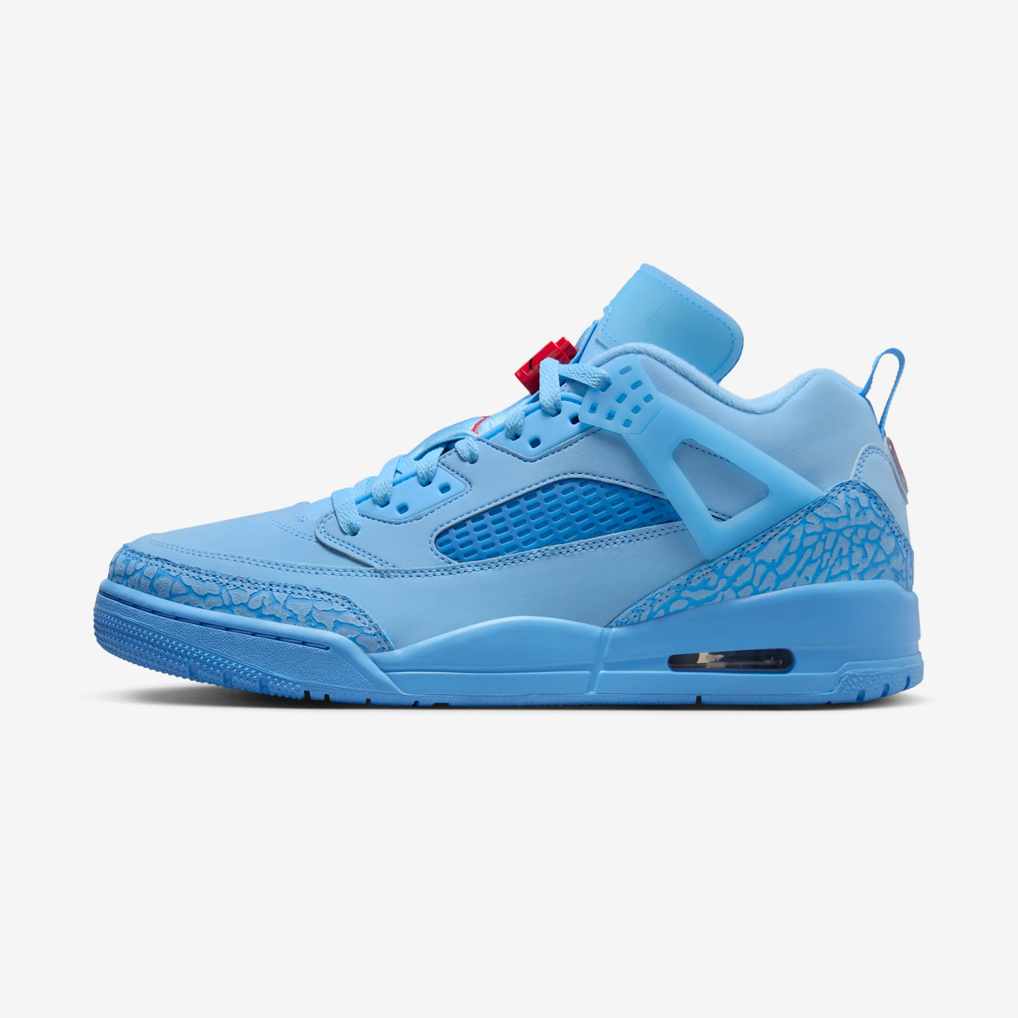 Jordan Spizike Low "Houston Oilers" 2024 Football Blue/University Red/Fountain Blue