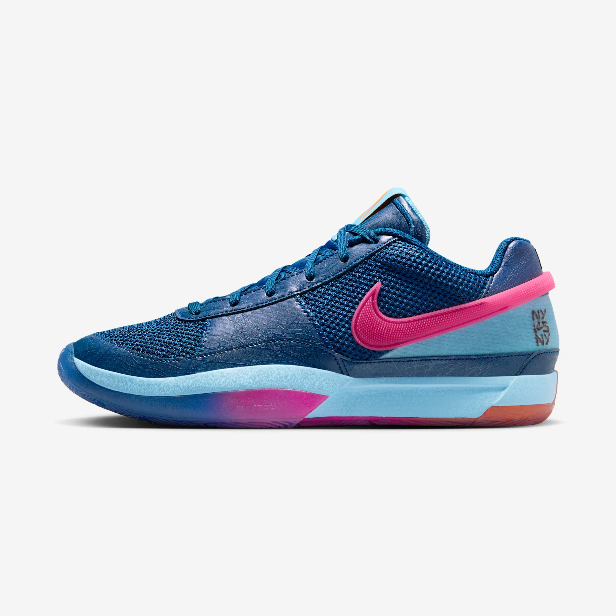 Nike Ja 1 NRG “NY vs. NY” 2024 Court Blue/Hyper Pink/Aquarius Blue/Black/Mandarin