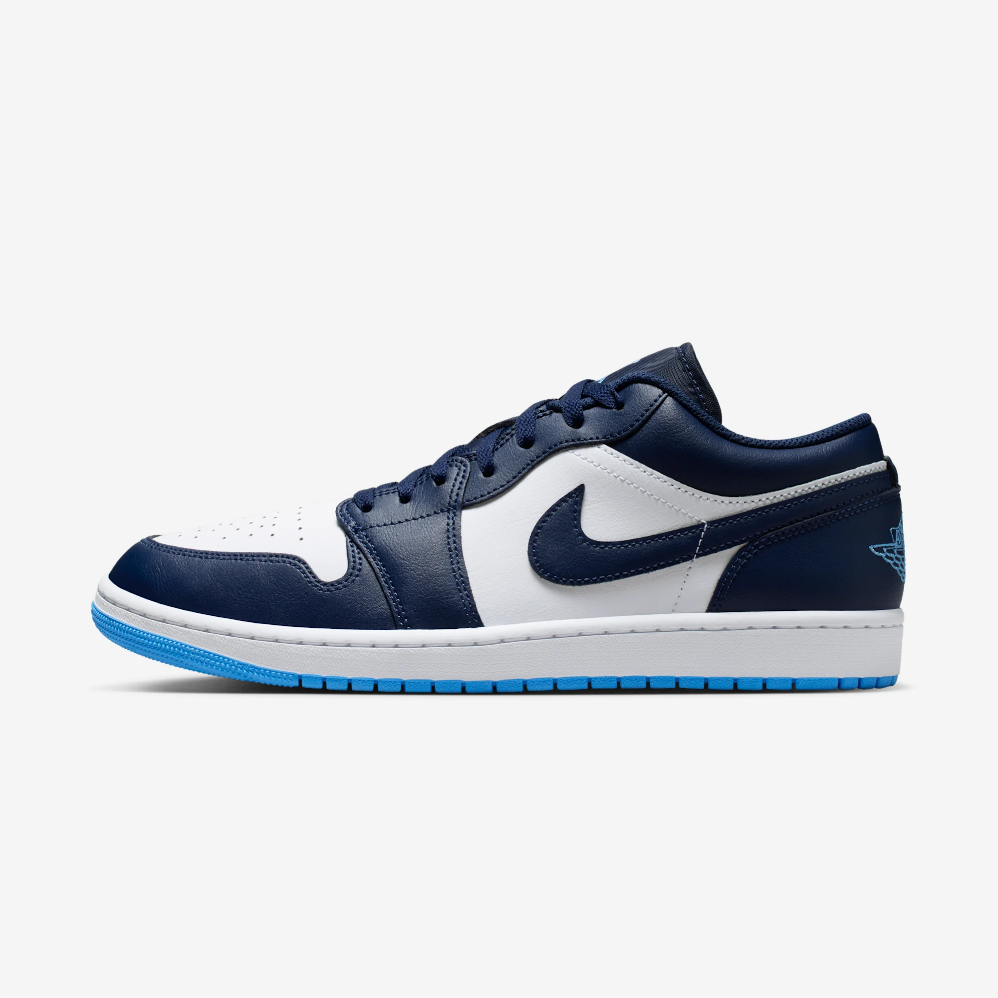 Air Jordan 1 Low "Midnight Navy & University Blue" Midnight Navy/University Blue/White