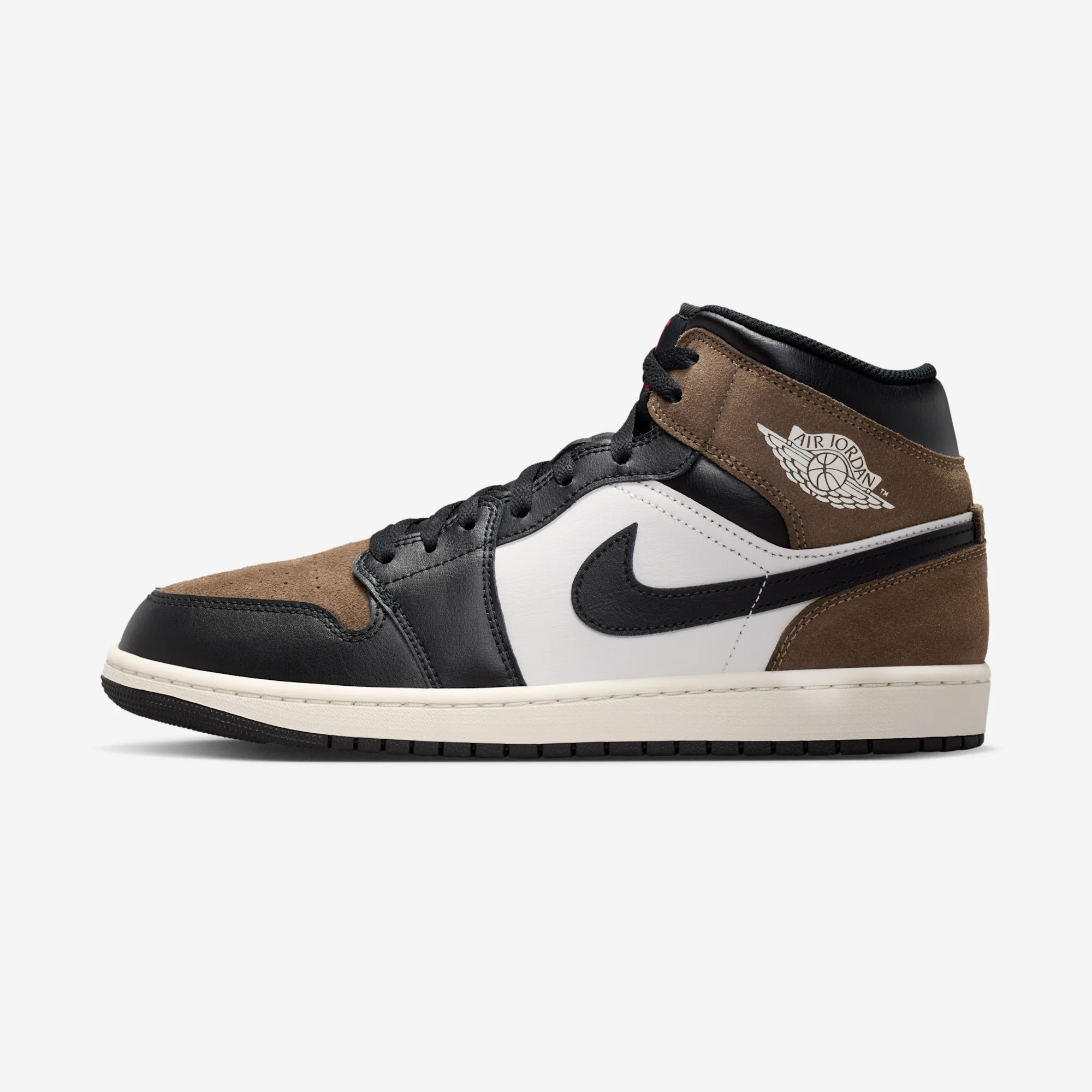 Air Jordan 1 Mid "Palomino" Black/Phantom/Palomino/University Red/Sail