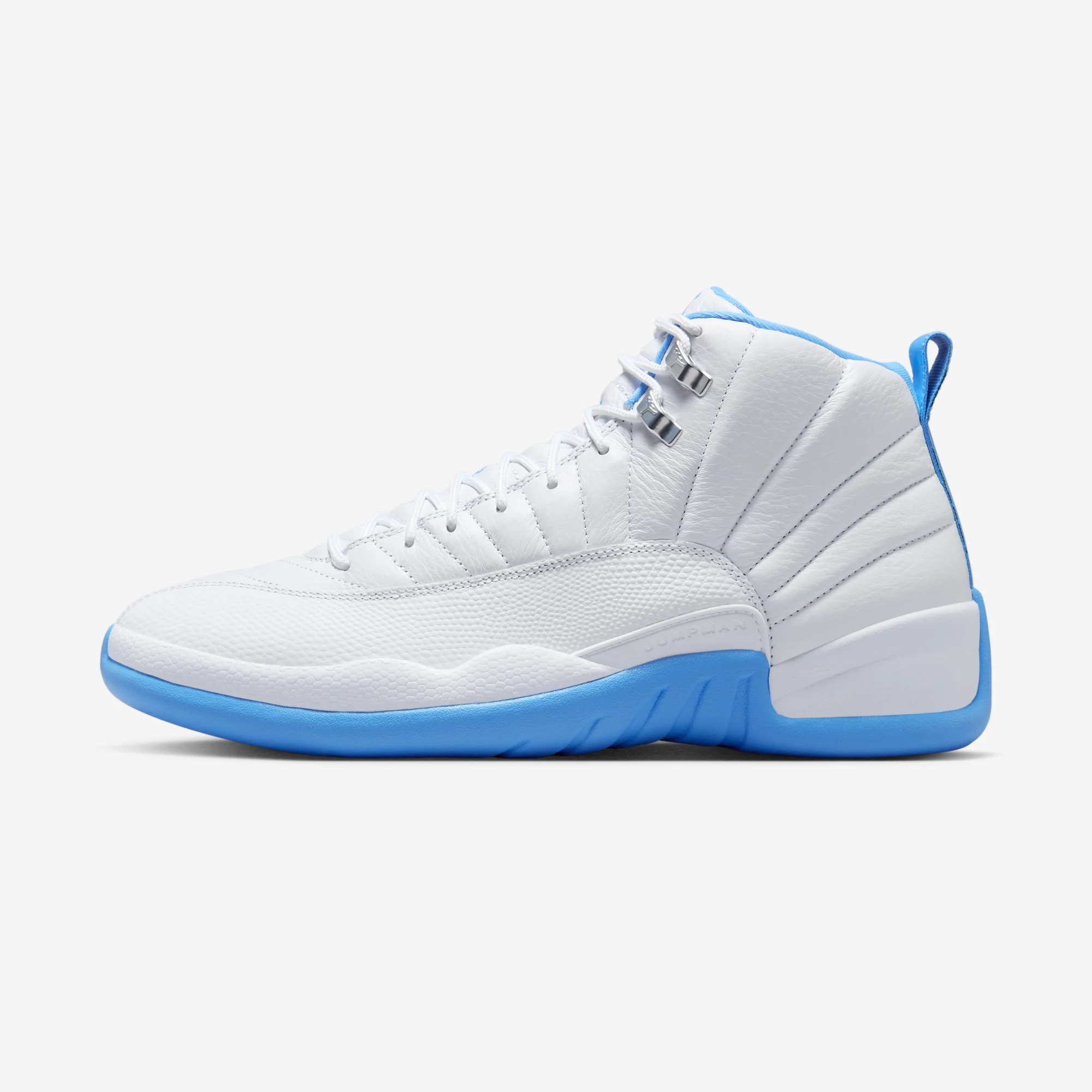 Air Jordan 12 Retro "Melo" White/University Blue/Metallic Silver