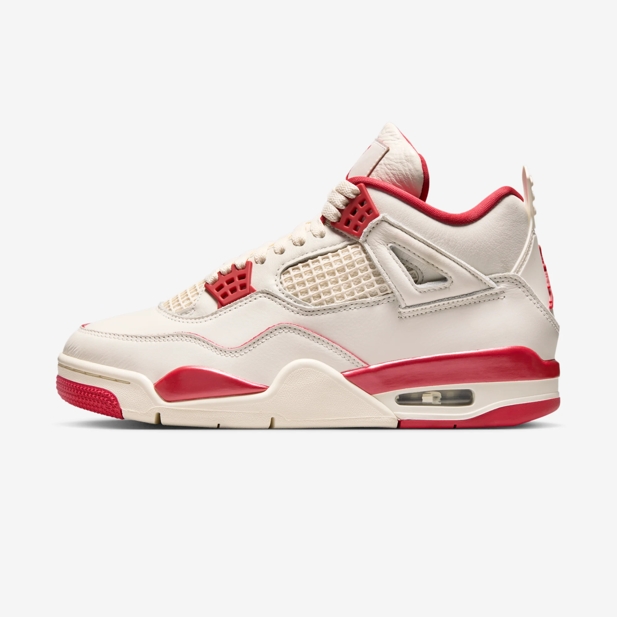 Air Jordan 4 Retro W "Sierra Red" Pale Ivory/Sierra Red/Tough Red