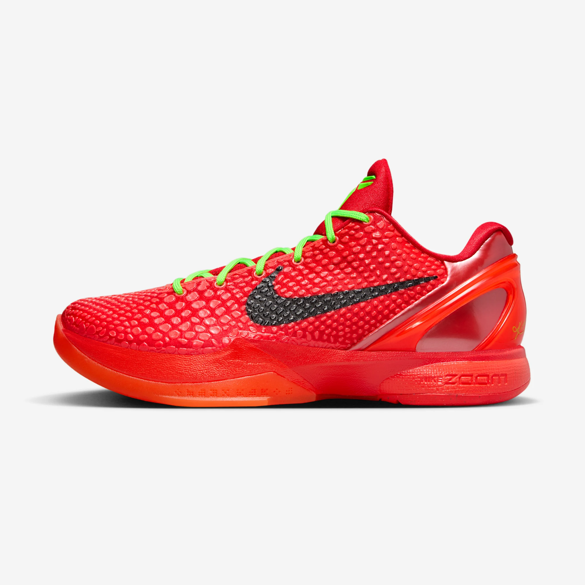Nike Kobe 6 Protro "Reverse Grinch" 2023 Bright Crimson/Electric Green/Black