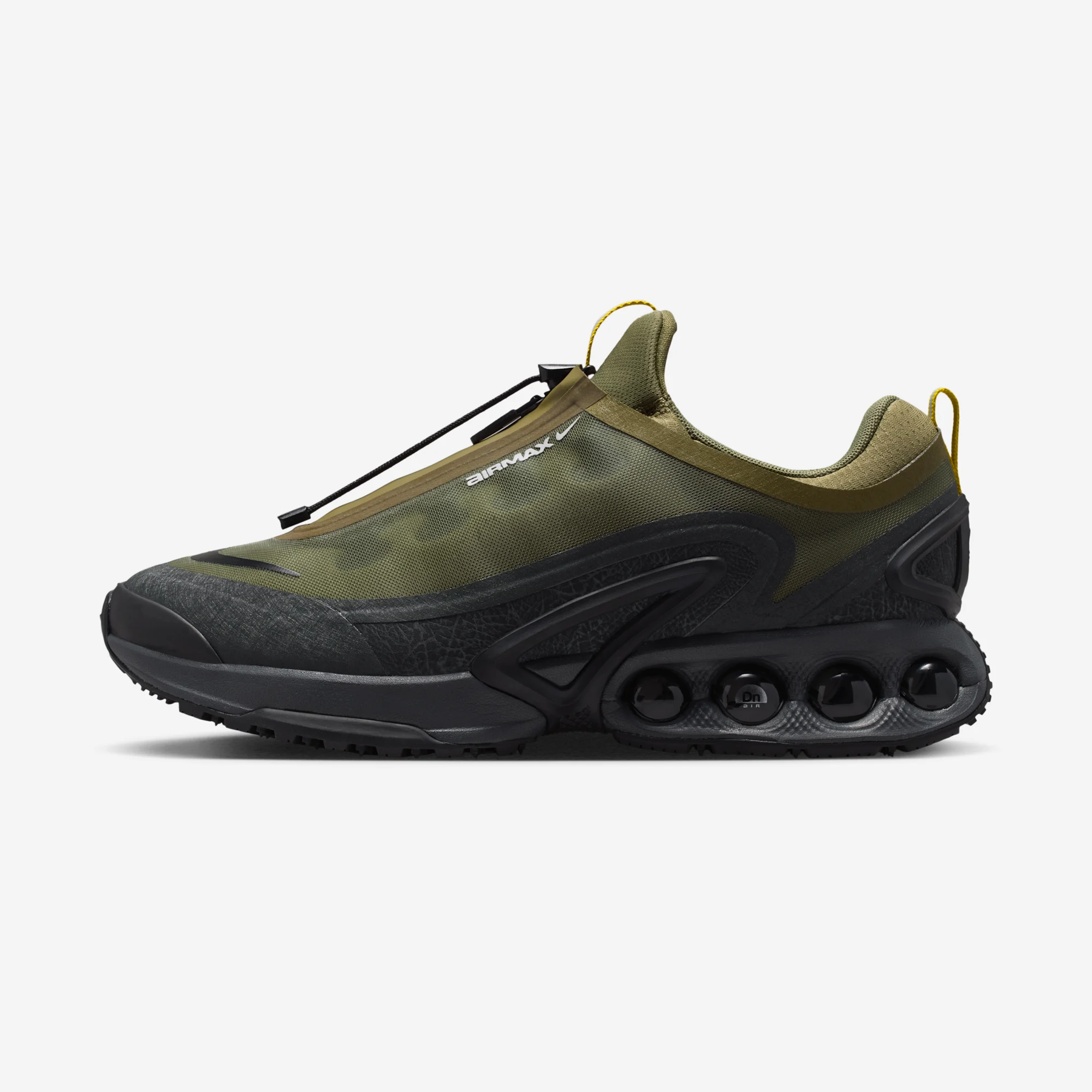 Nike Air Max Dn Roam "Medium Olive" Medium Olive/Black/Black/Bright Citron/Dark Smoke Grey/Bright Citron